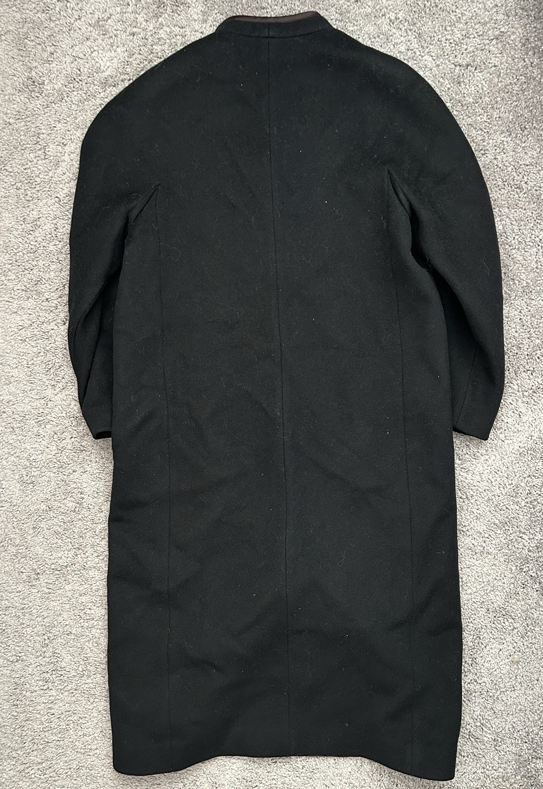 Vintage Sandra Rhodes Women’s Wool Asymmetrical Winter Coat Black Neiman Marcus