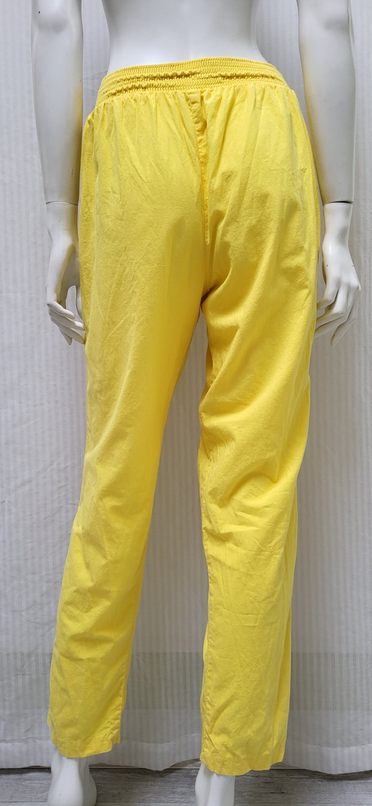2 Piece 1980’s Vintage Yellow Jacket & Pants Outfit – Size S – EUC