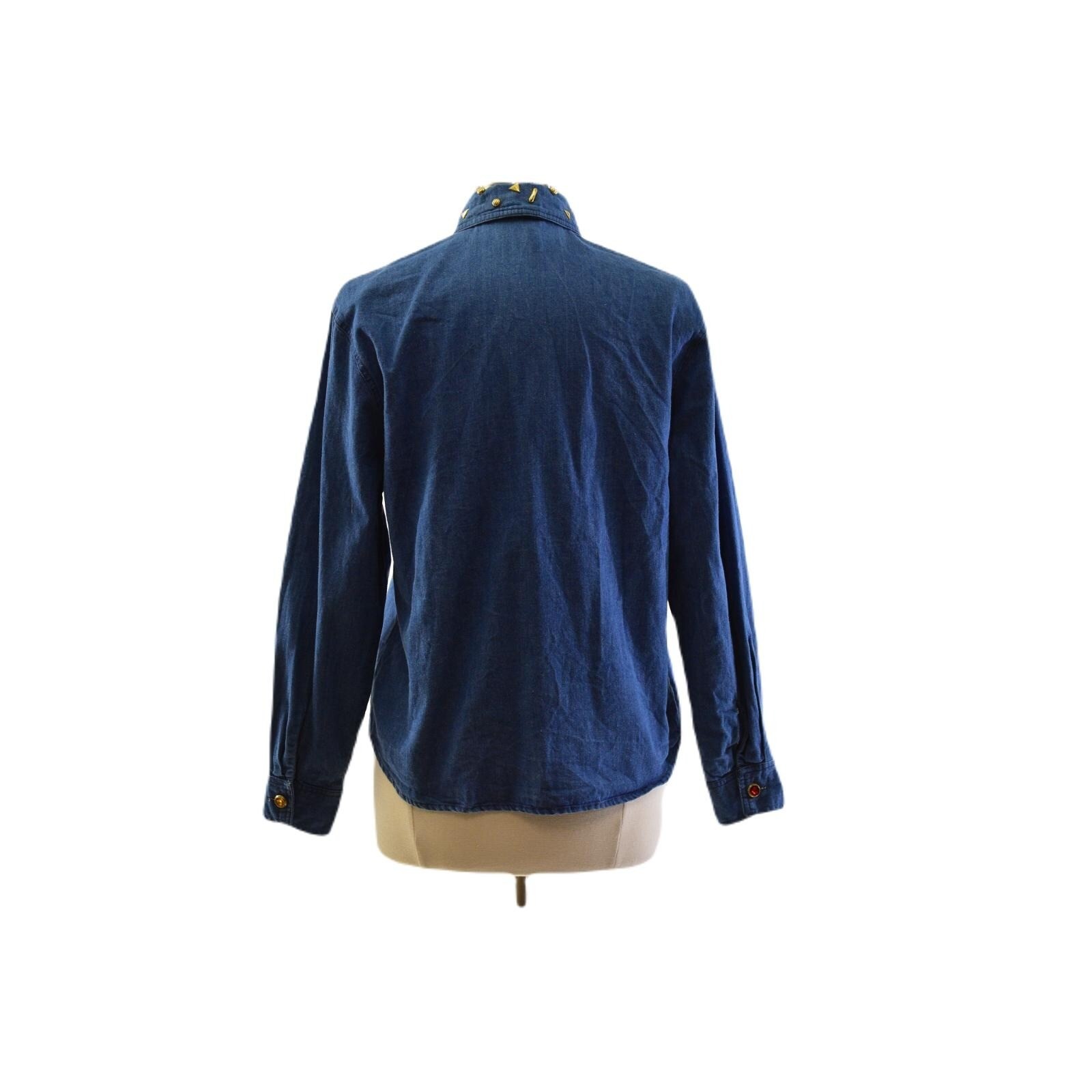Fstop Jeweled Denim Outfit PleaTed Shorts & Shacket Women’s S