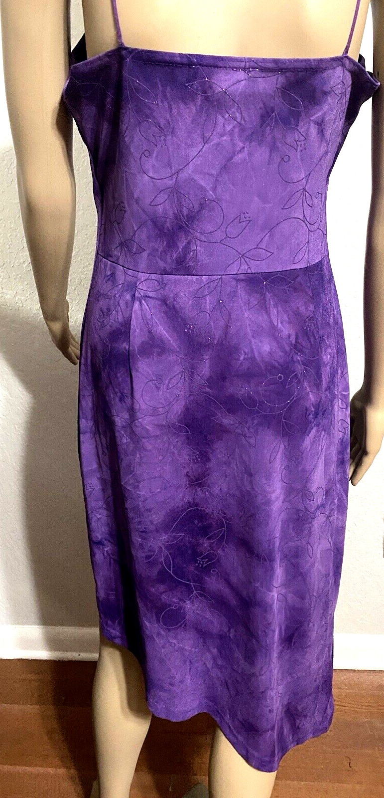 Vintage BYER TOO! California Purple Dress Juniors Size Large
