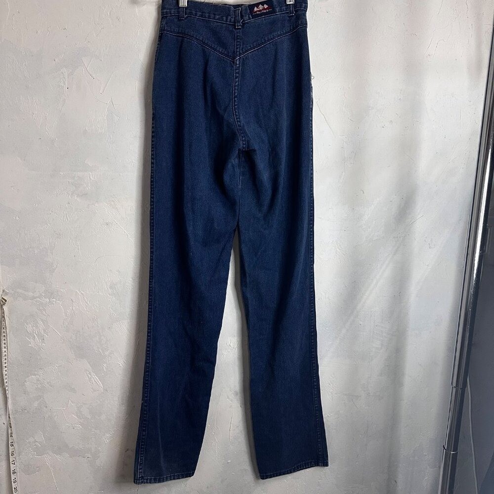 VTG Rocky Mountain Rockies Womens Denim Jeans 28/7 Straight Leg High Rise Y2K
