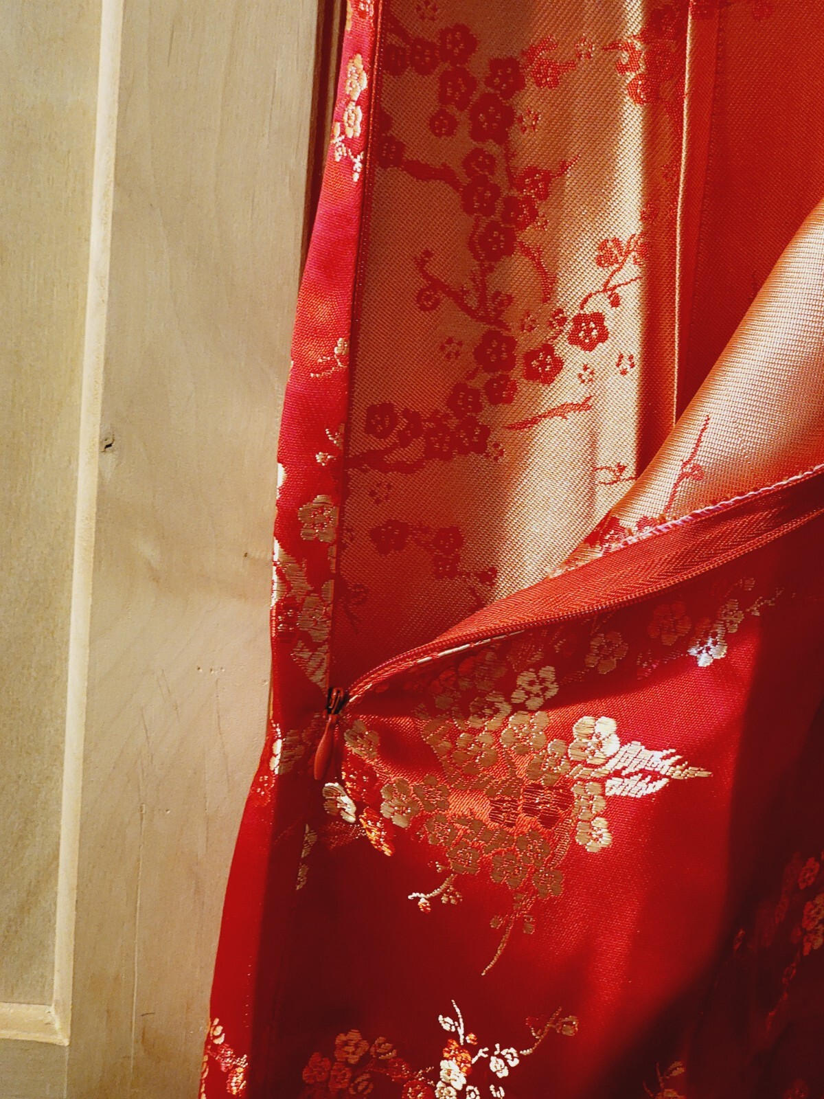 Brand New Chinese Asian Oriental Japanese Geisha Dress Kimono Red Womens Large
