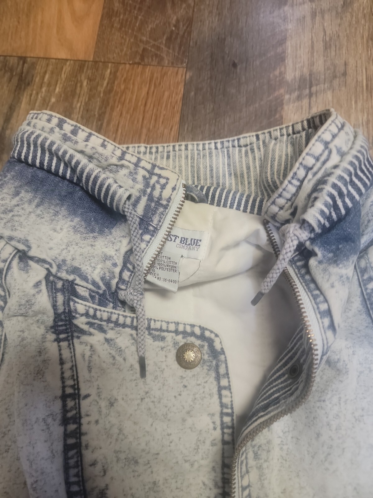 Vintage Northwest Blue Company Medium Jacket Denim Acid Wash 80s/90s Movie