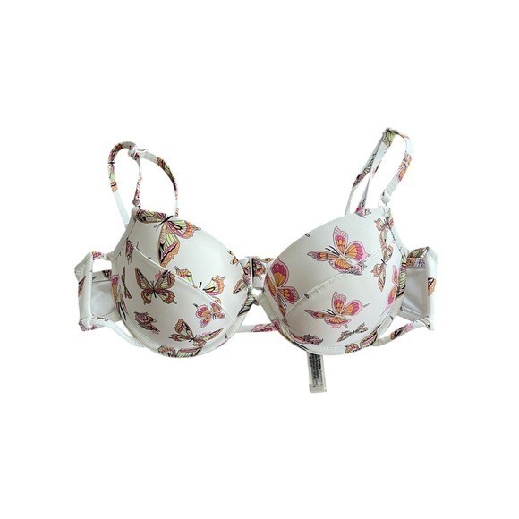 PINK Victoria’s Secret butterfly bikini top M NWOT