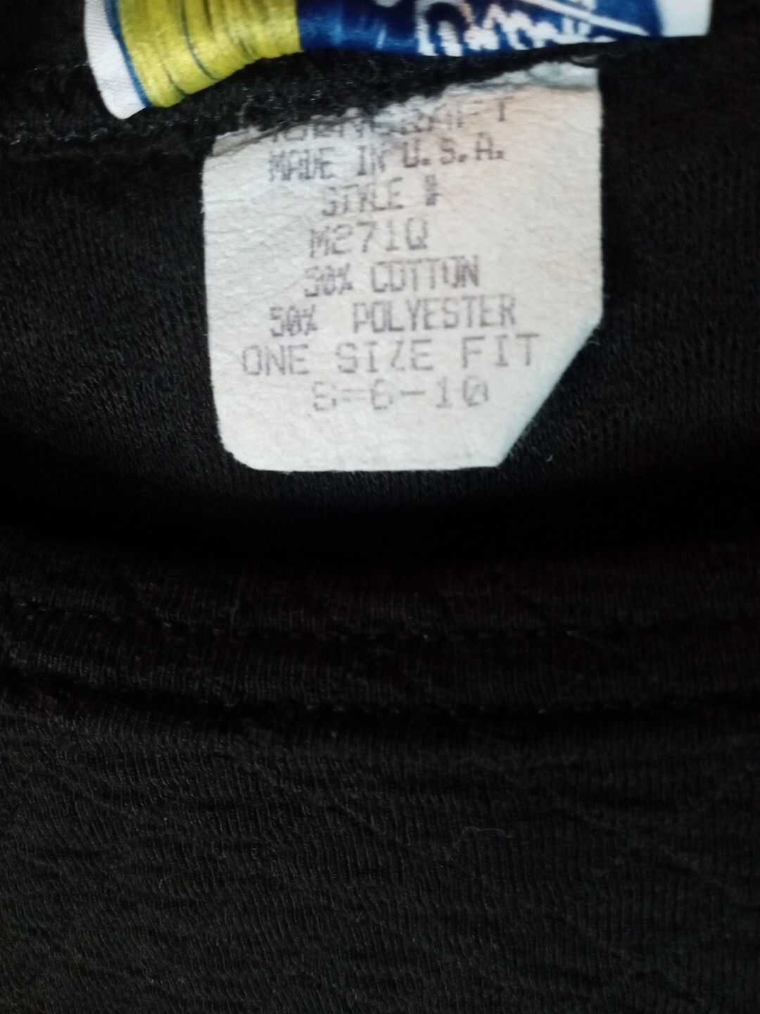 Moon Craft Made In The USA One Size Fits 6 Through 10 Small Black…