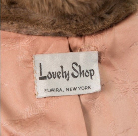 Mincara Russel Taylor Lovely Faux Fur Coat Vintage Mink fake tan brown Medium