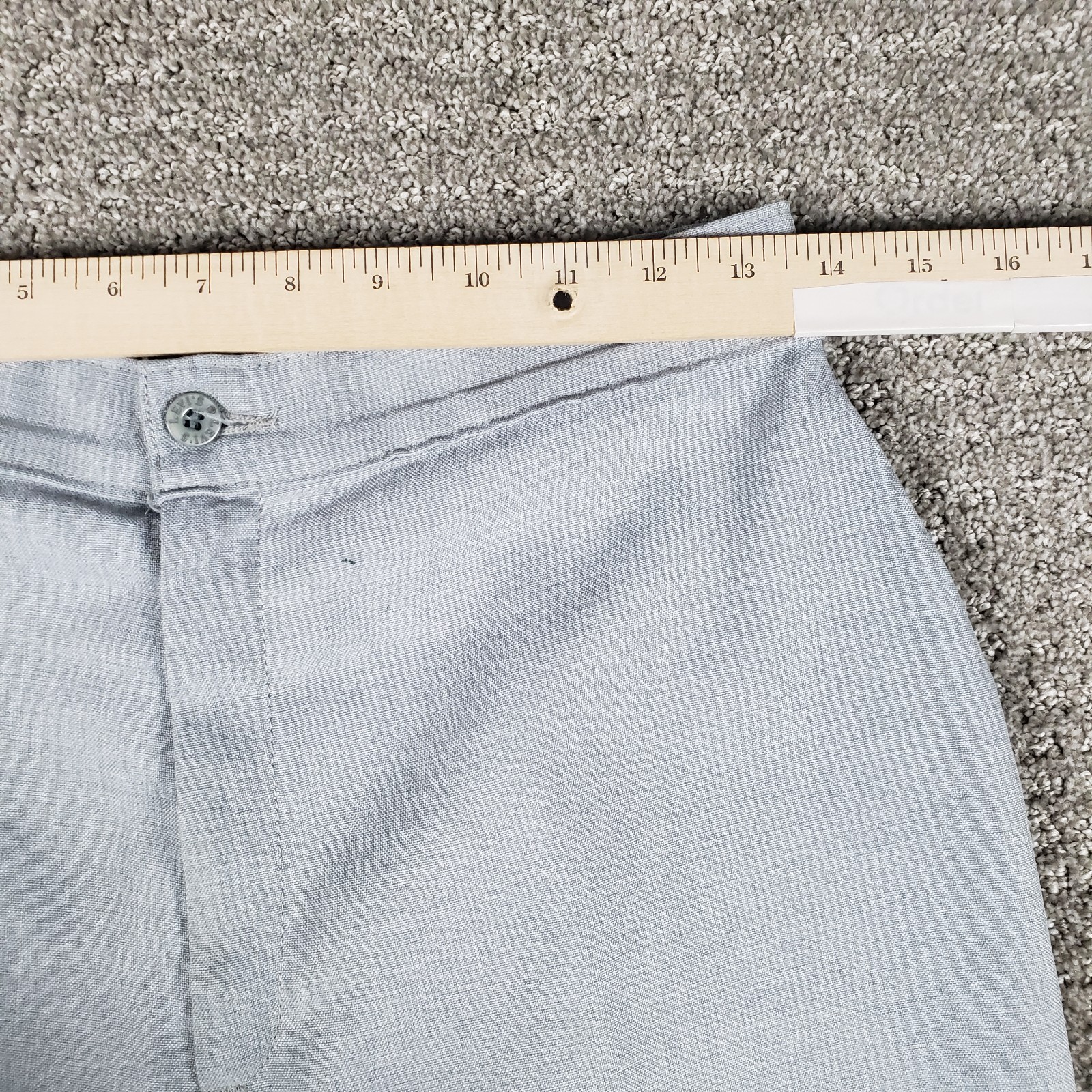 Vintage 80s Levis Pants Womens 27×30 Gray Bend Over High Waist Straight size 14