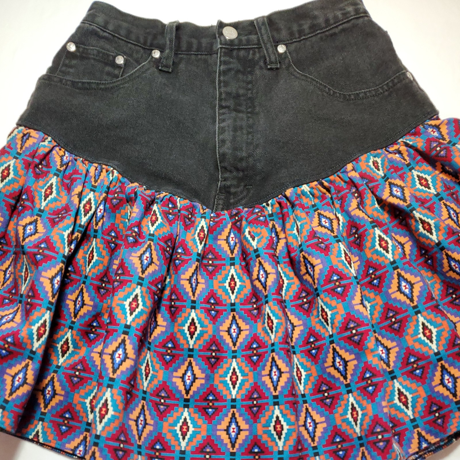 Vintage LA Blues Classic Denim Skirt Sz 10 Average 100% Cotton