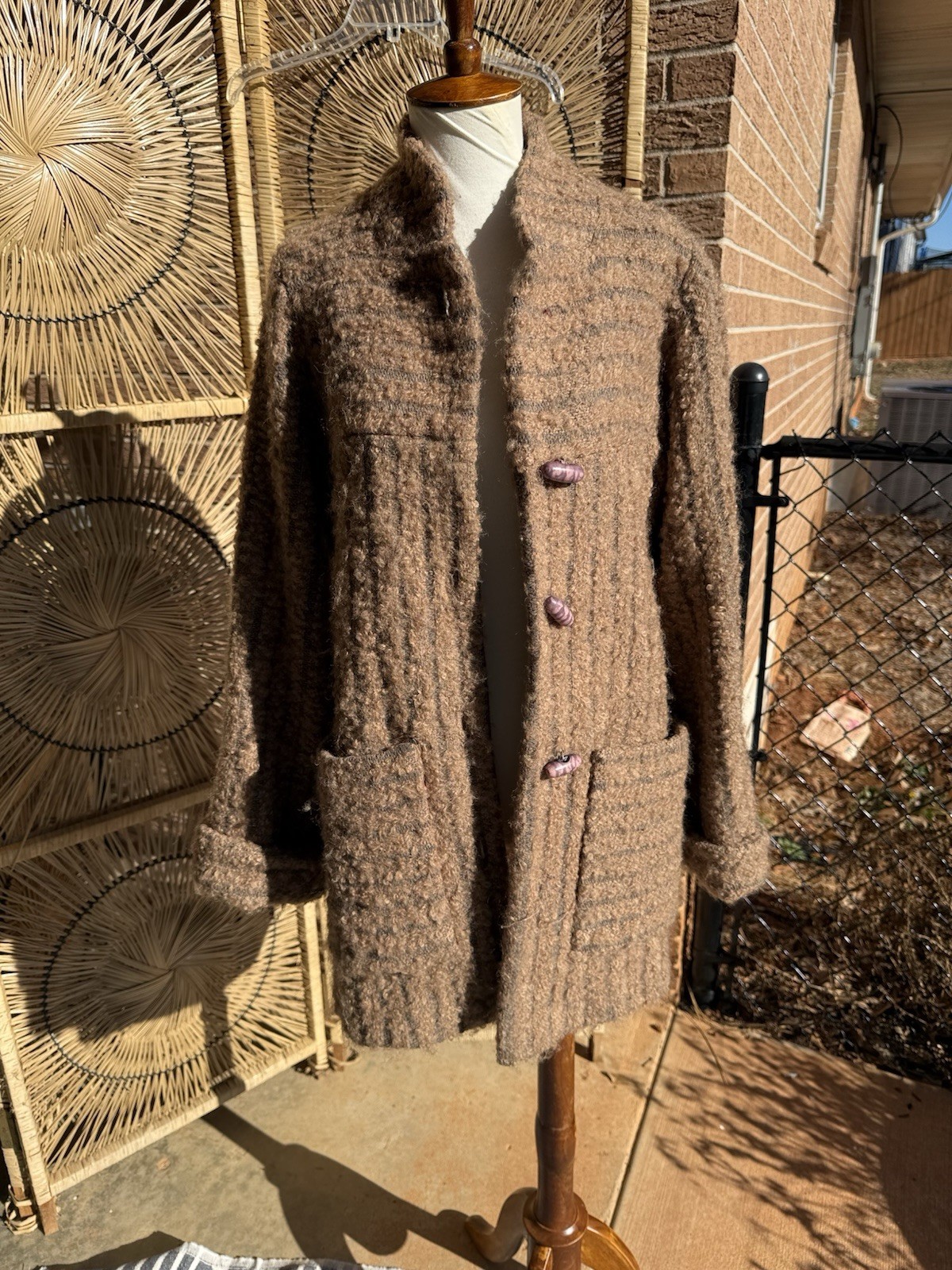 1960s / 70s women’s vintage bouclé wool Size M/L