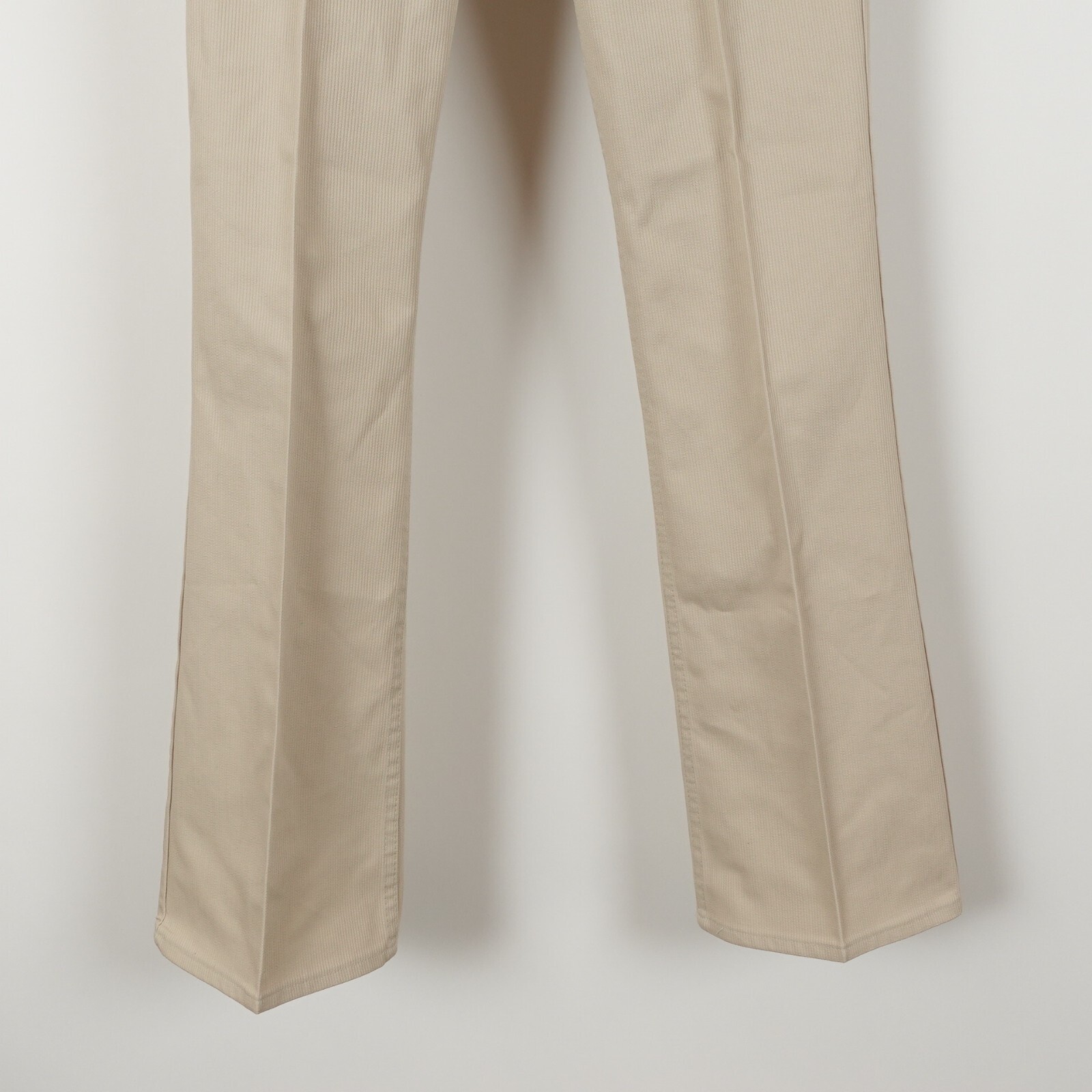 Vintage 70s Levi’s Women’s Sta-Prest Flared Pants Size 29×34 Ribbed Talon Zip