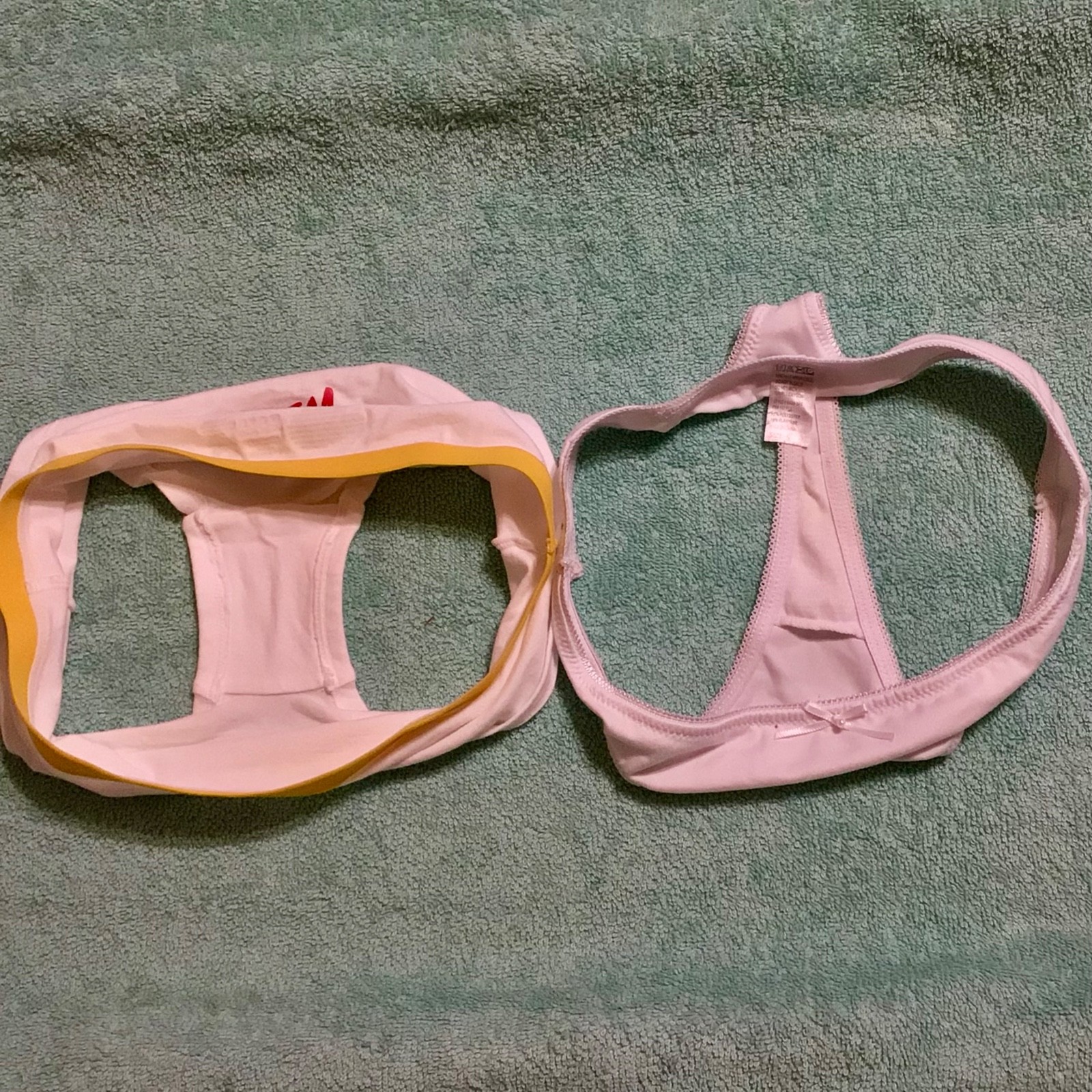 2Pc Lot Wonder Woman Panties Bikini Thong Panty SMALL Sweet Teen Girl Lingerie