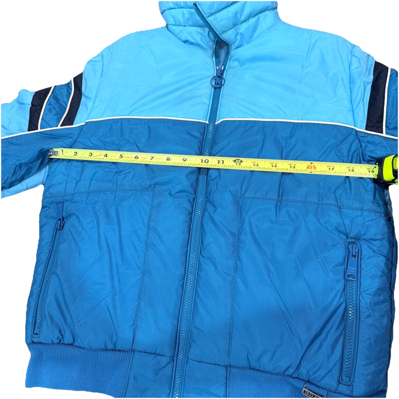 Vintage 80s Mountain Goat by White Stag Ski Jacket Blue Puffer Coat Size Large