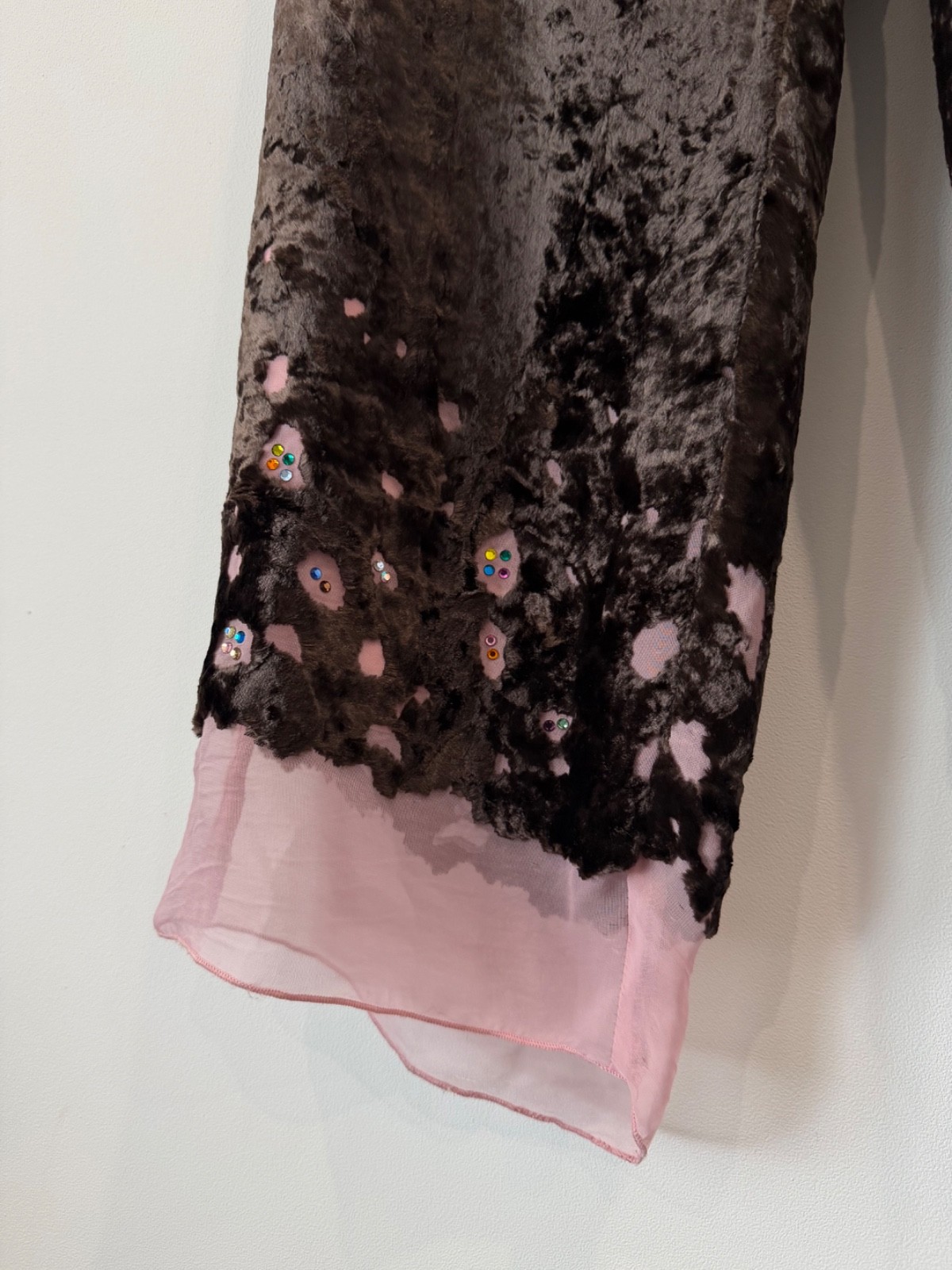 Yoshiki Hishinuma Rare Vintage Japanese Brand Designer Y2K Women’s Velvet Pants
