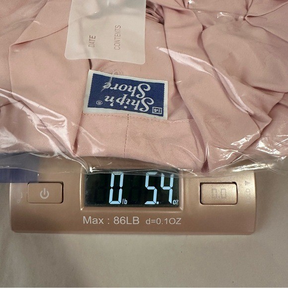Vintage Ship’n Shore Pastel Pink Pussybow Blouse M | Modest Retro Office Top
