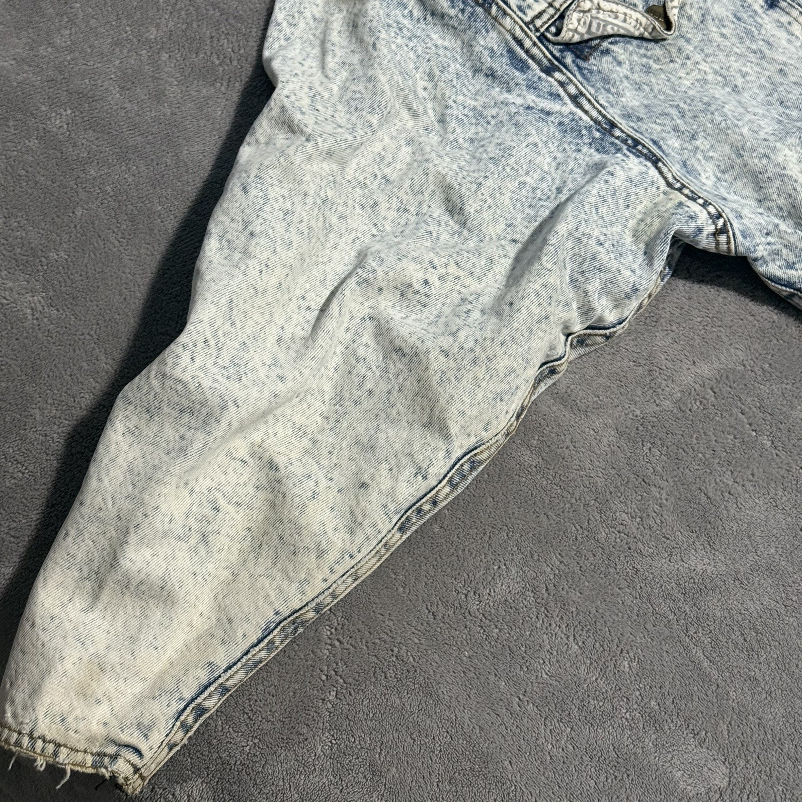 Vintage Get Used by Elie Jean Jacket Acid Wash Punk Rock Grunge Rap Women’s L