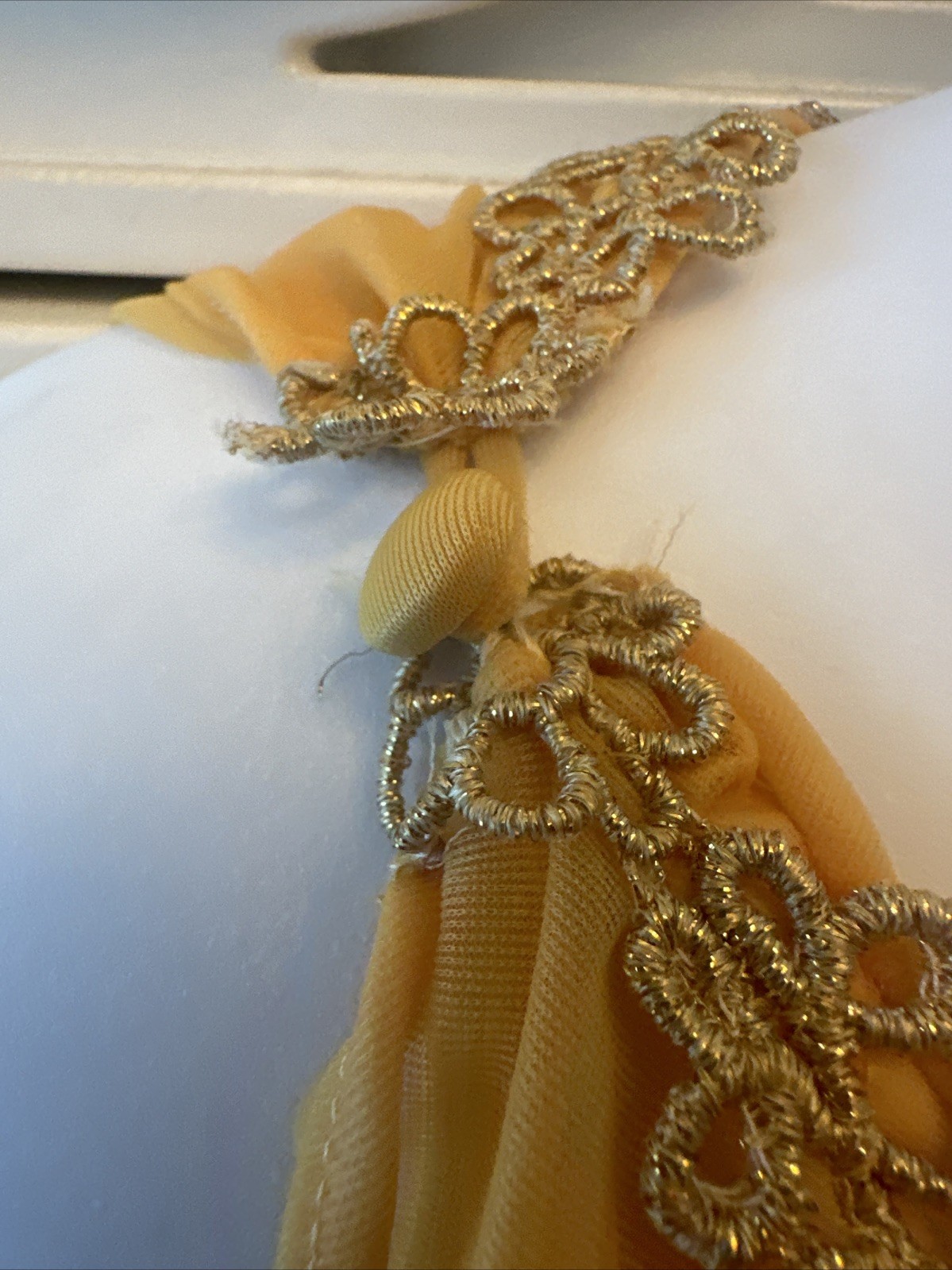 Glydons Hollywood 50s Apricot One Piece Harem Pants & Overlay Lounging Outfit M