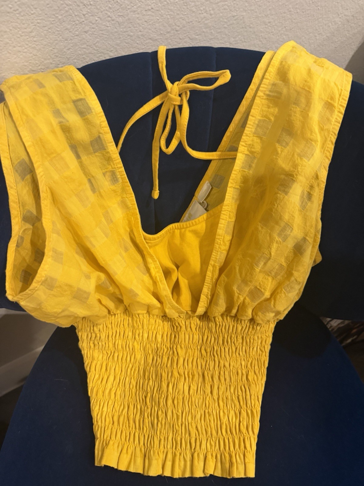 Anthropologie Maeve Women’s Yellow Sleeveless Top Brand New Condition