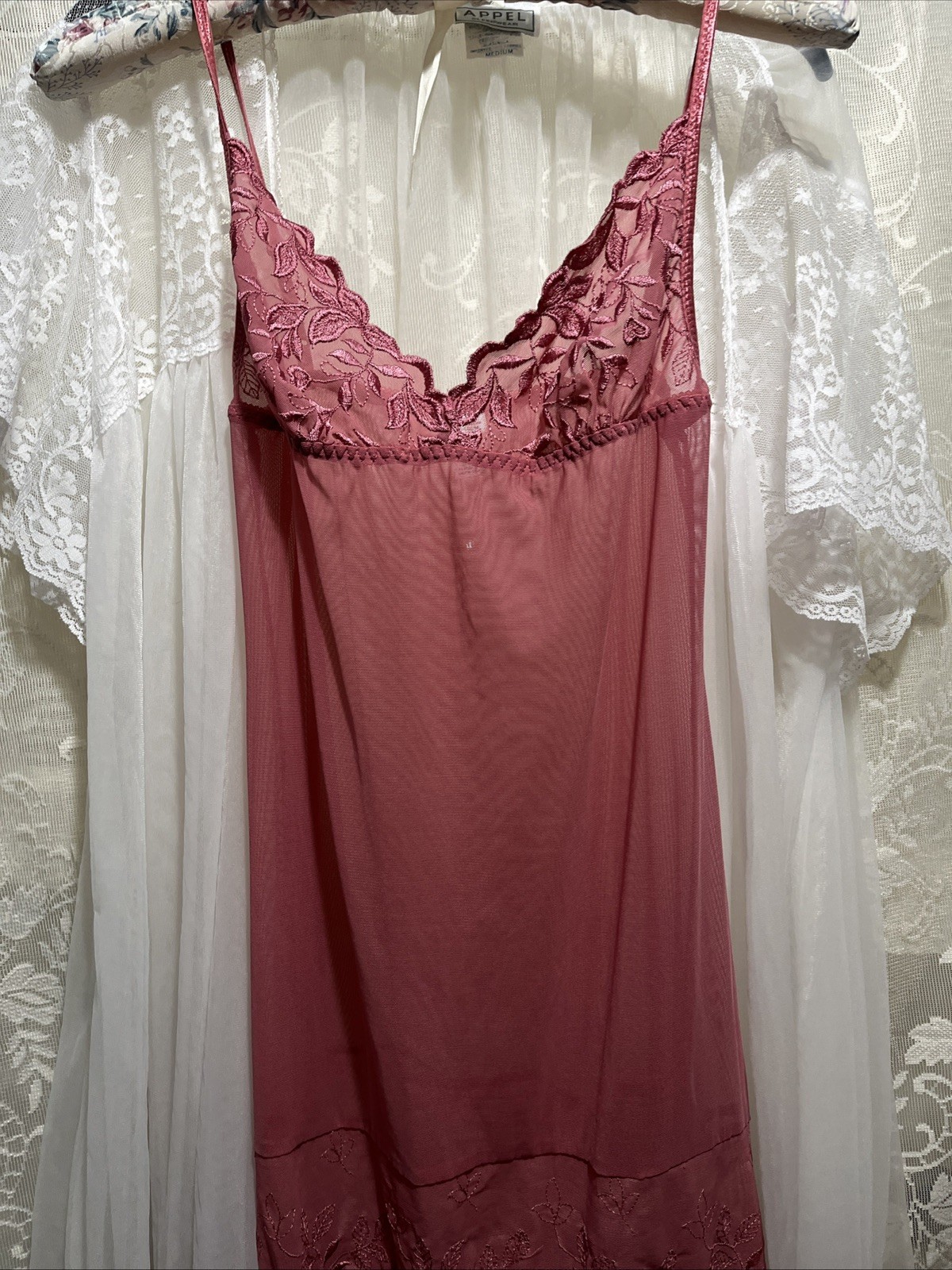 Chiffon Brandywine Nightgown Sheer Babydoll Lingerie