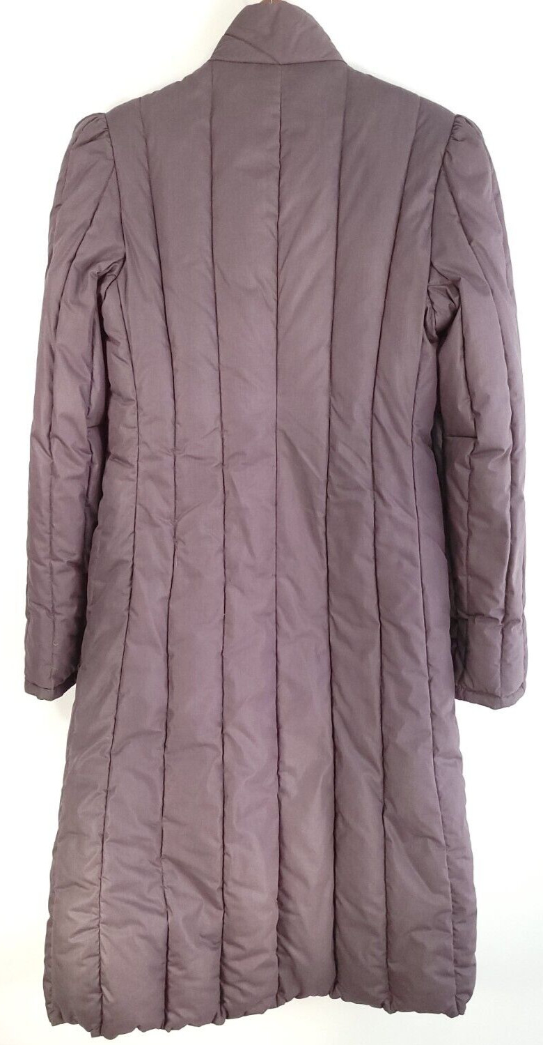 Vintage Count Romi Coat Women’s 12 Purple Front Zip Duck Down Retro