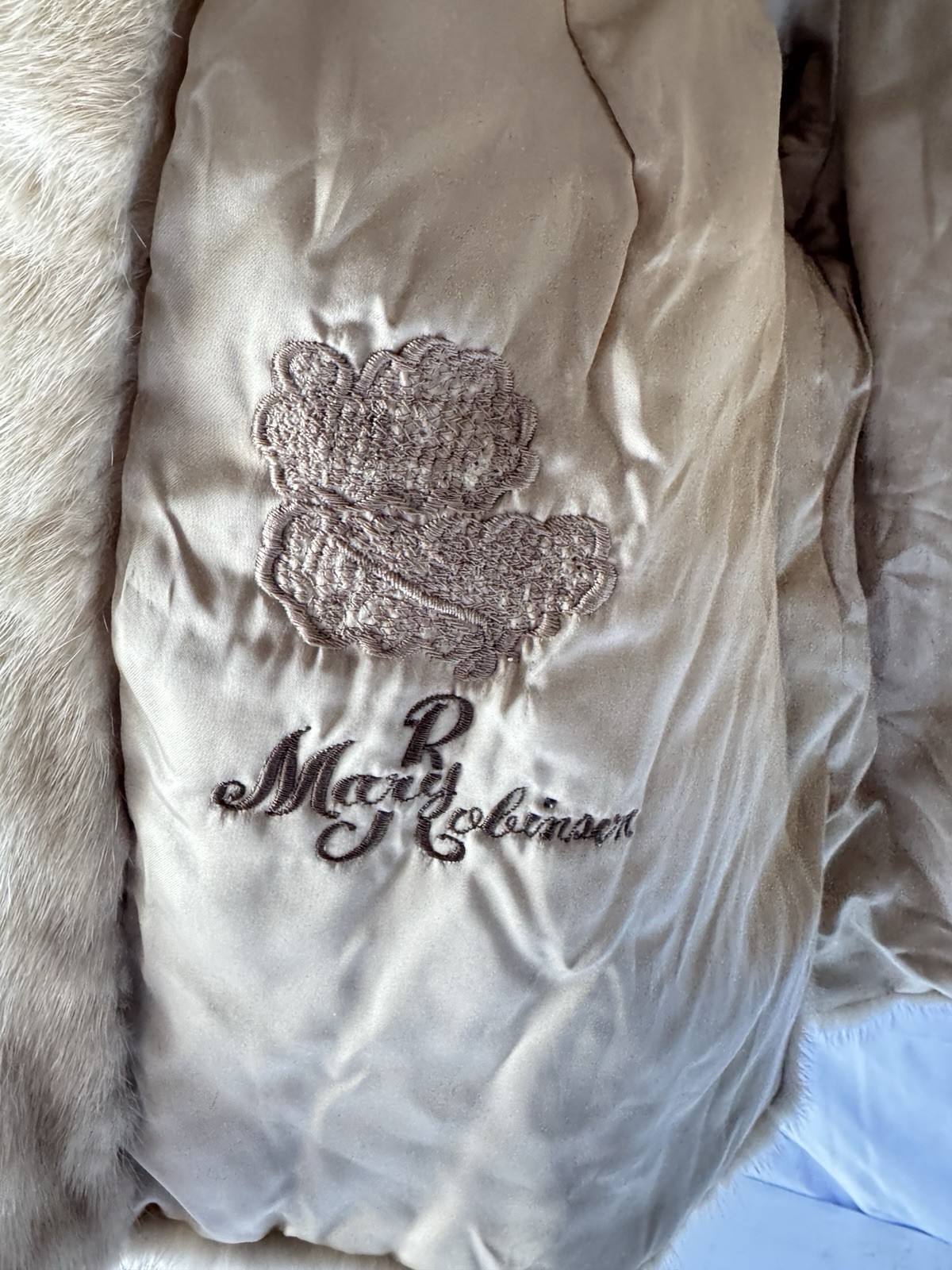 Vintage Evans Fur Coat Jacket Beige Soft Chic Chicago Paris Milan