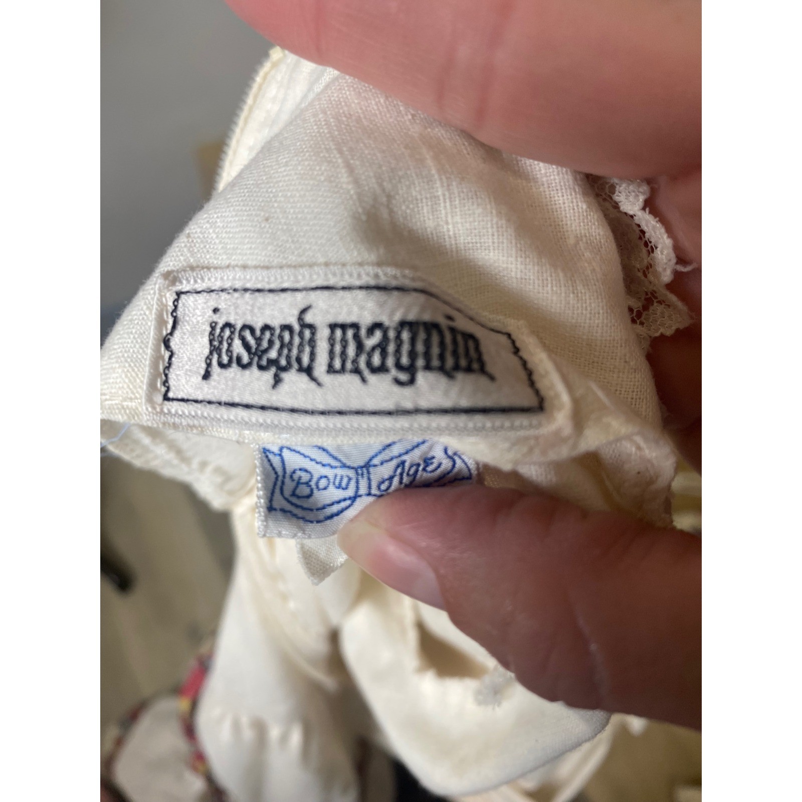 Joseph Magnin Bow Age Vintage 1960s Prairie Maxi Dress Prairie Boho Fesival