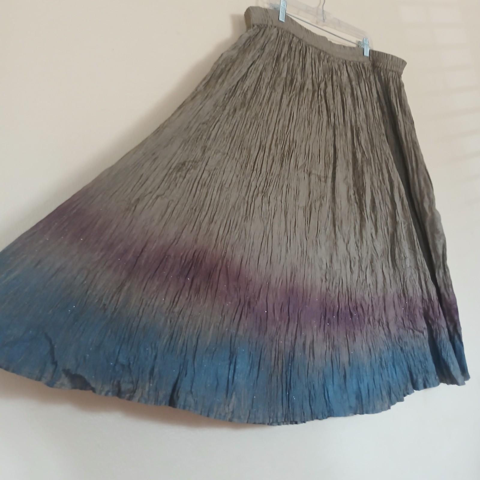 Vintage Wanted by Beads Beautiful Watercolor Fairy Maxi Skirt Women’s One Size