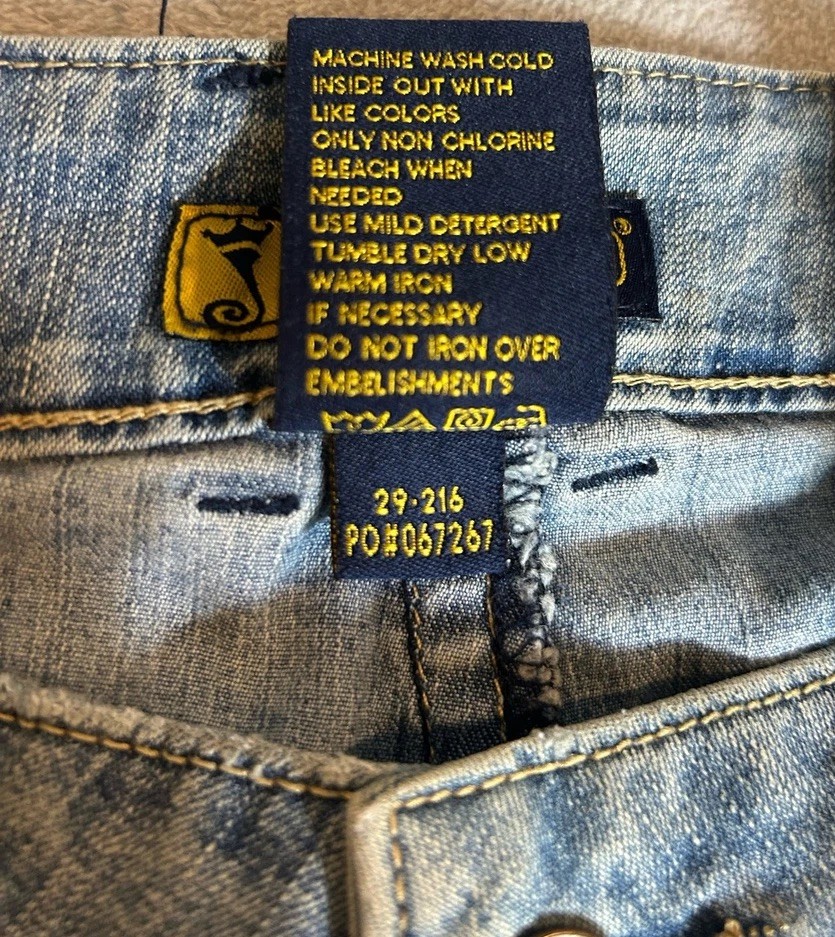 JouJou Y2K Jeans Women Floral Embroidered Sequin Flared Sz 9/10 RARE FIND!! ✨