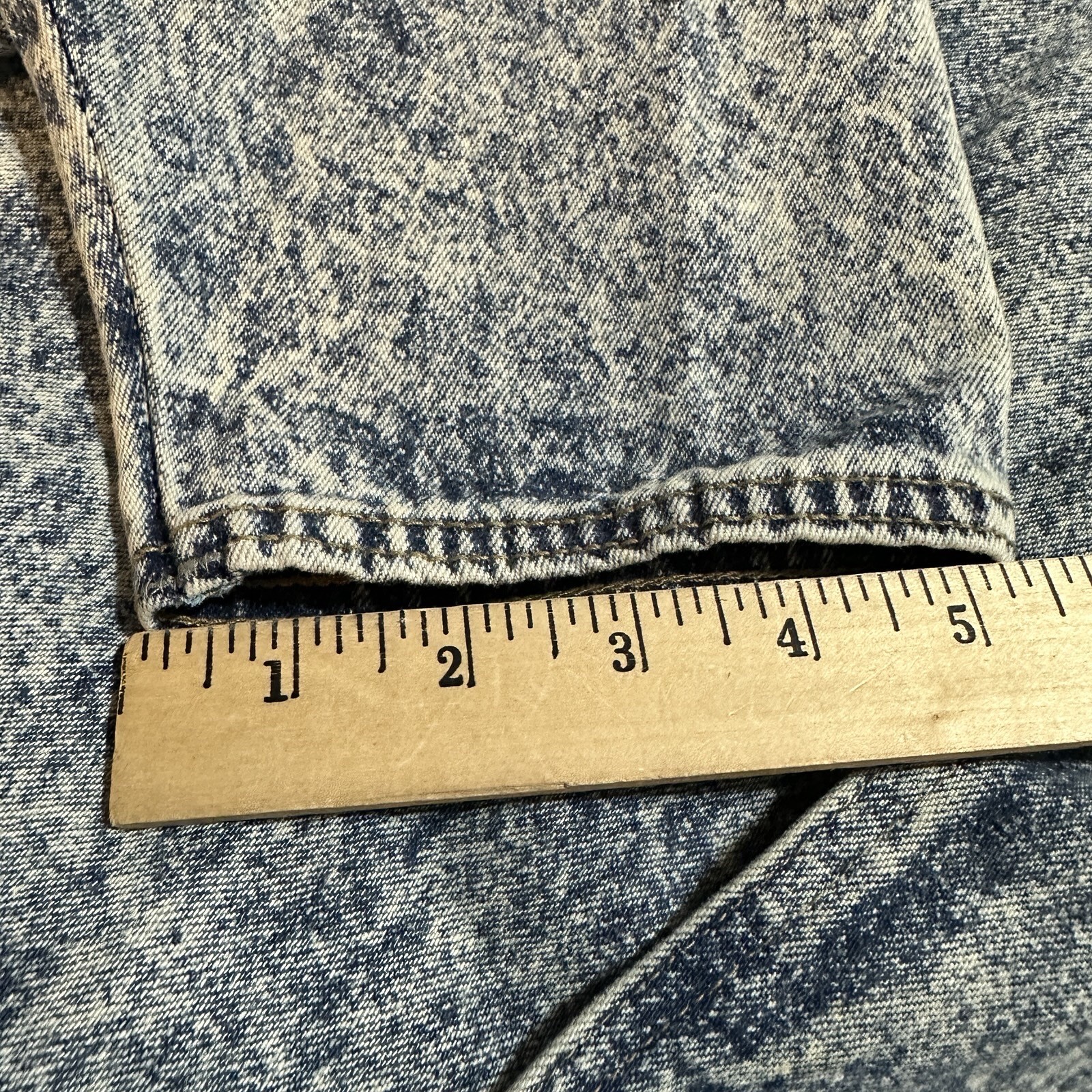 Pamela Denim Trench Coat Acid Washed Size Medium USA Vintage 1980s 90s