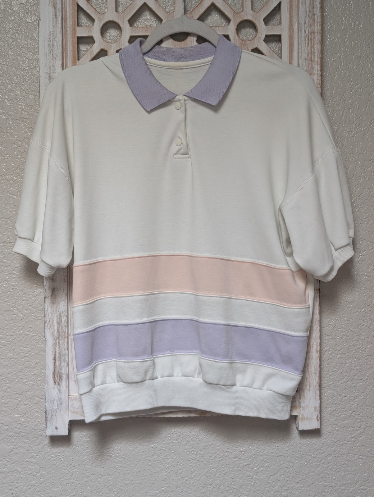 Vintage 80s women’s shirts bundle of 3 Southwestern grannycore preppy pastel