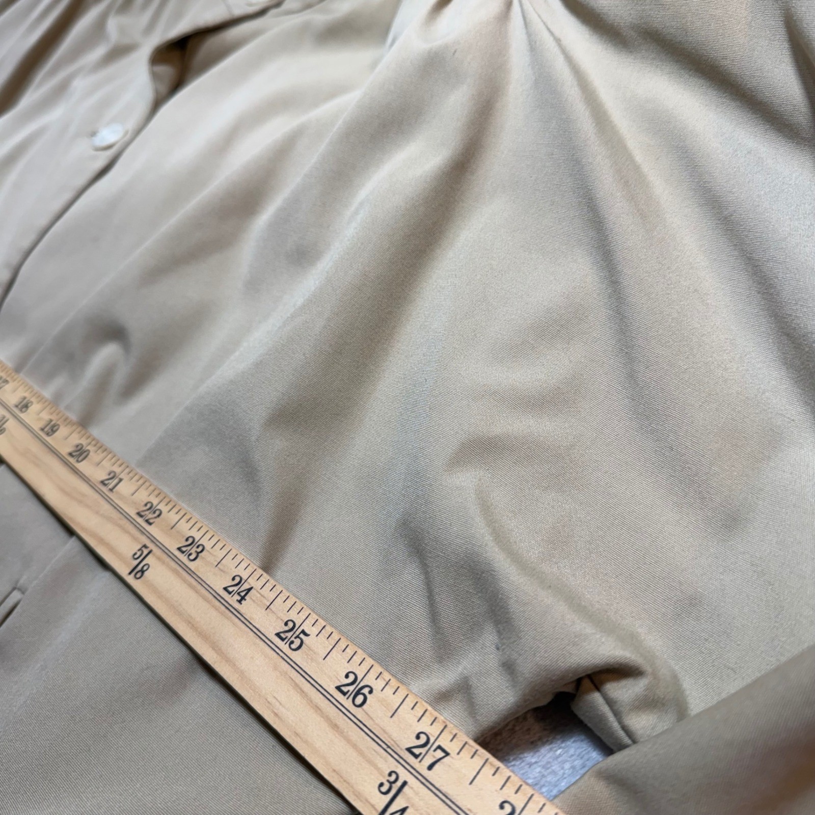 Vintage 80s Roth-LeCover Sport Tan Cotton Blend Dolman Sleeve Jacket Size M L