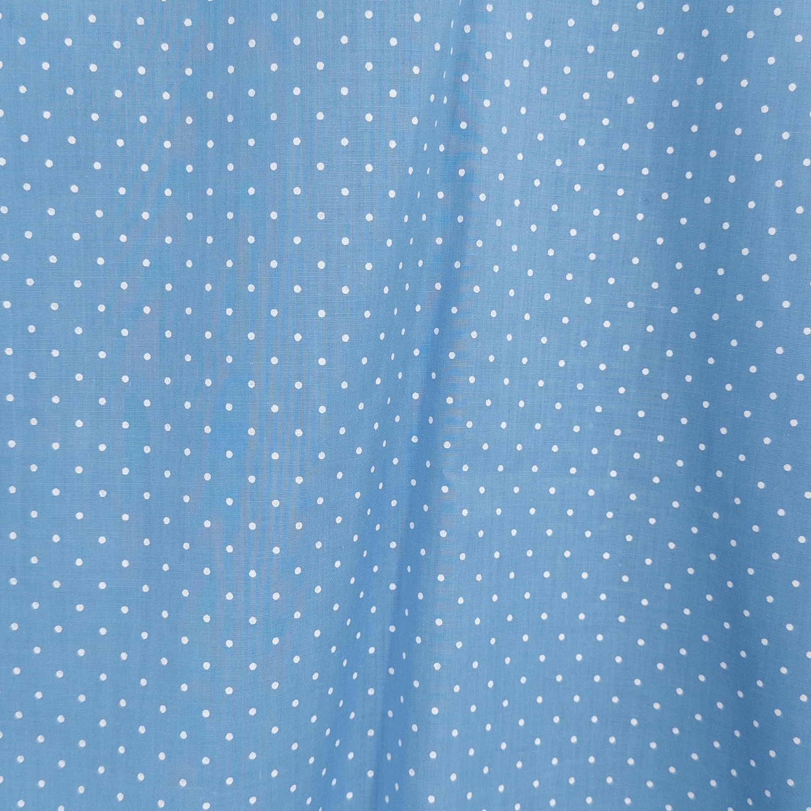 Vintage Prairie Blouse Womens S Blue Polka Dot Ruffle Cottage Granny Retro Femme