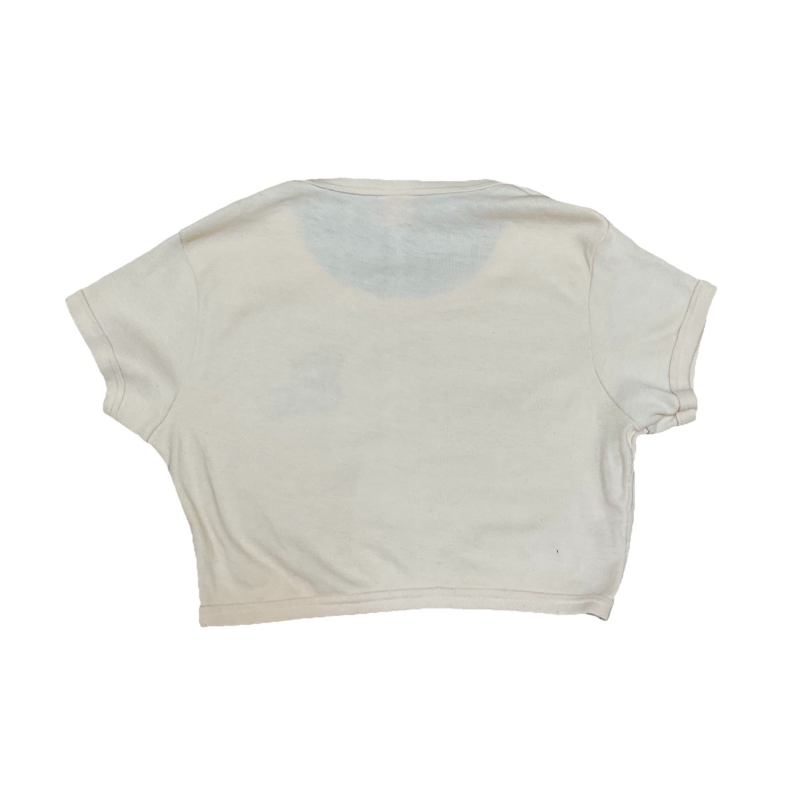 70s Collegiate Pacific Texas Tech Midriff T Shirt University Sports Fan Vintage