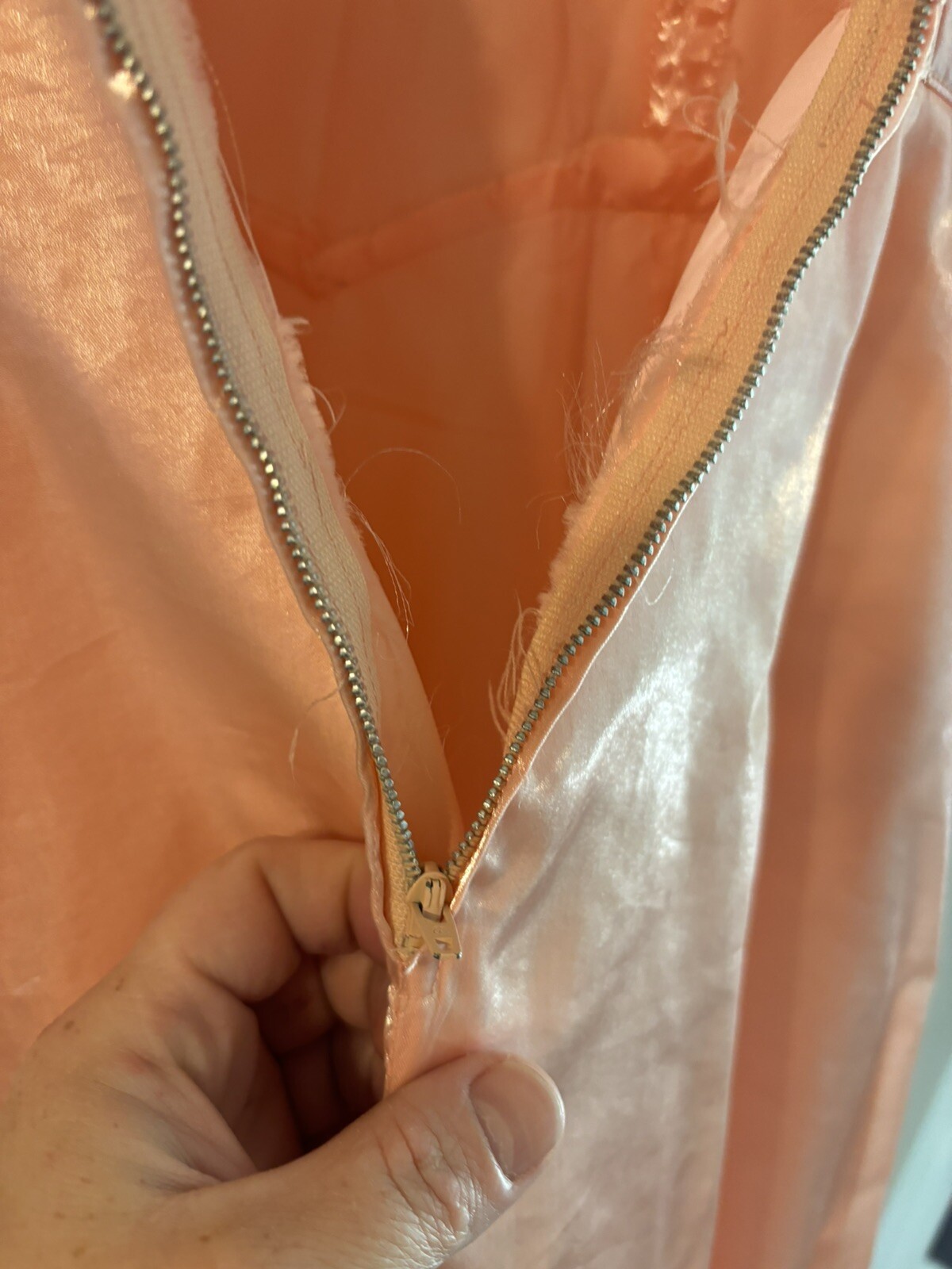 PINK Unlabled 80’s Prom Dress Theatrical Halloween Formal Dress up Gown Homemade