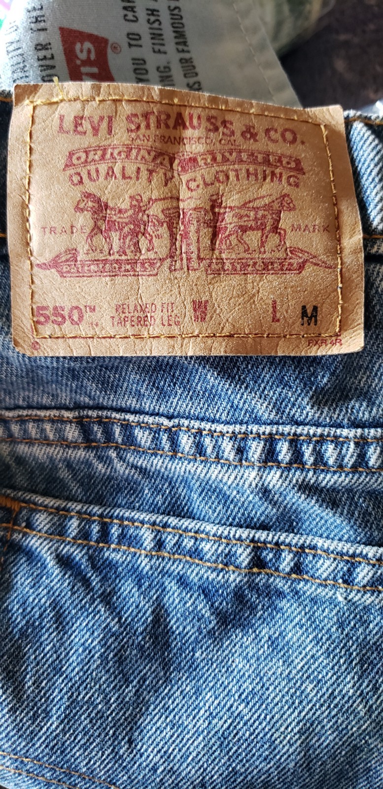 VINTAGE Levi’s 550 Relaxed Fit Tapered Leg Womens Jeans Sz 9 Reg Med USA READ