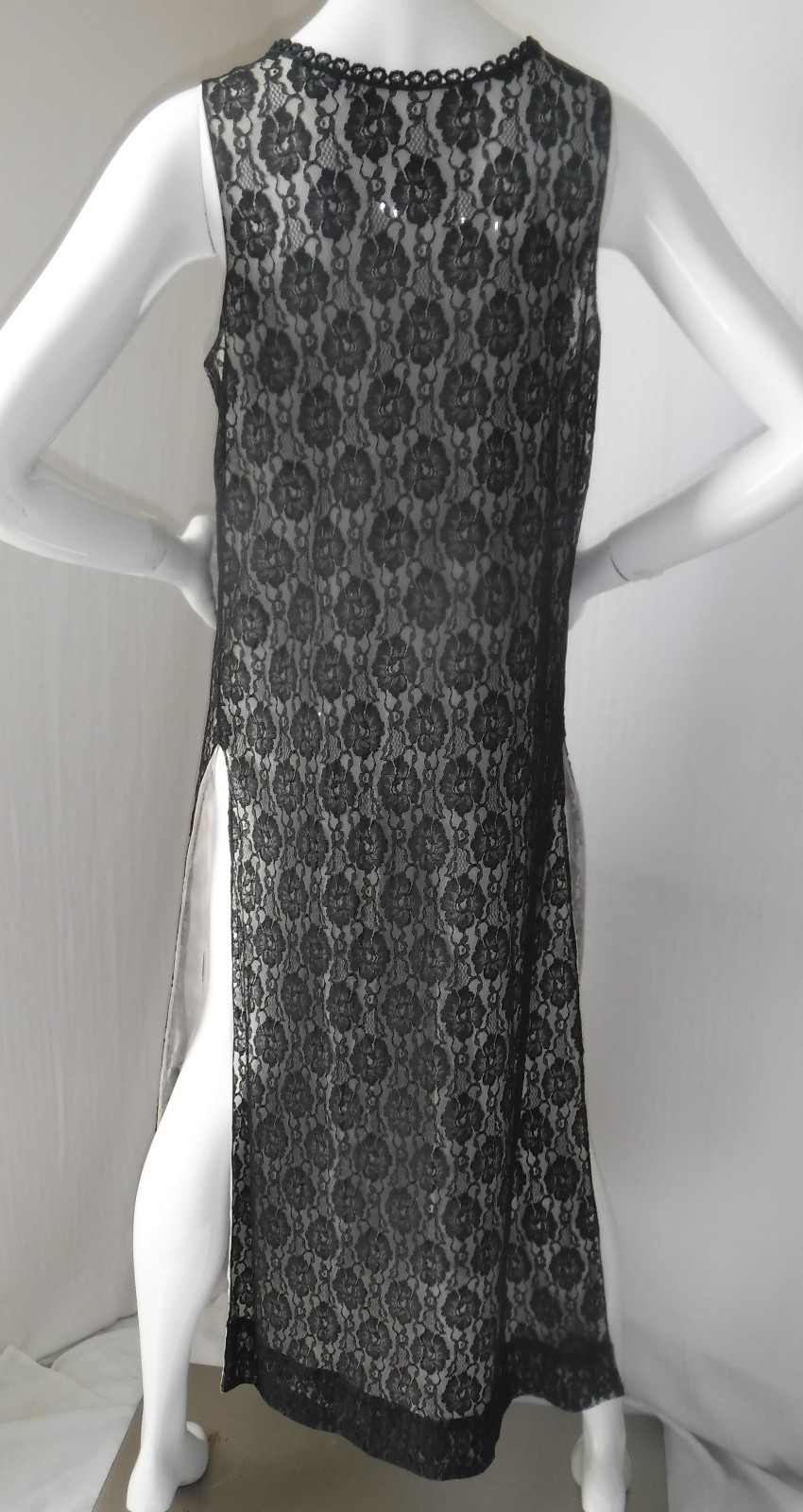 Gorgeous & Rare! VTG 60’s Jenelle of California Lingerie Lace Chiffon Lined S/M