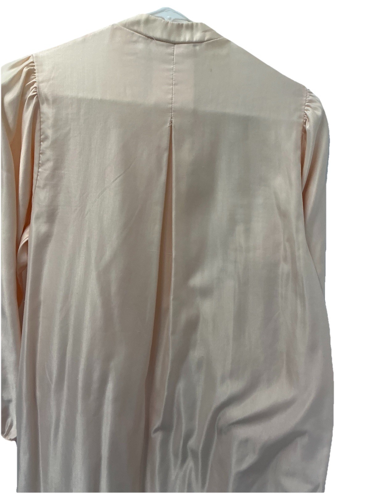 Windy Rose Vintage Nightgown Size Small Blush Embroidery Pleats