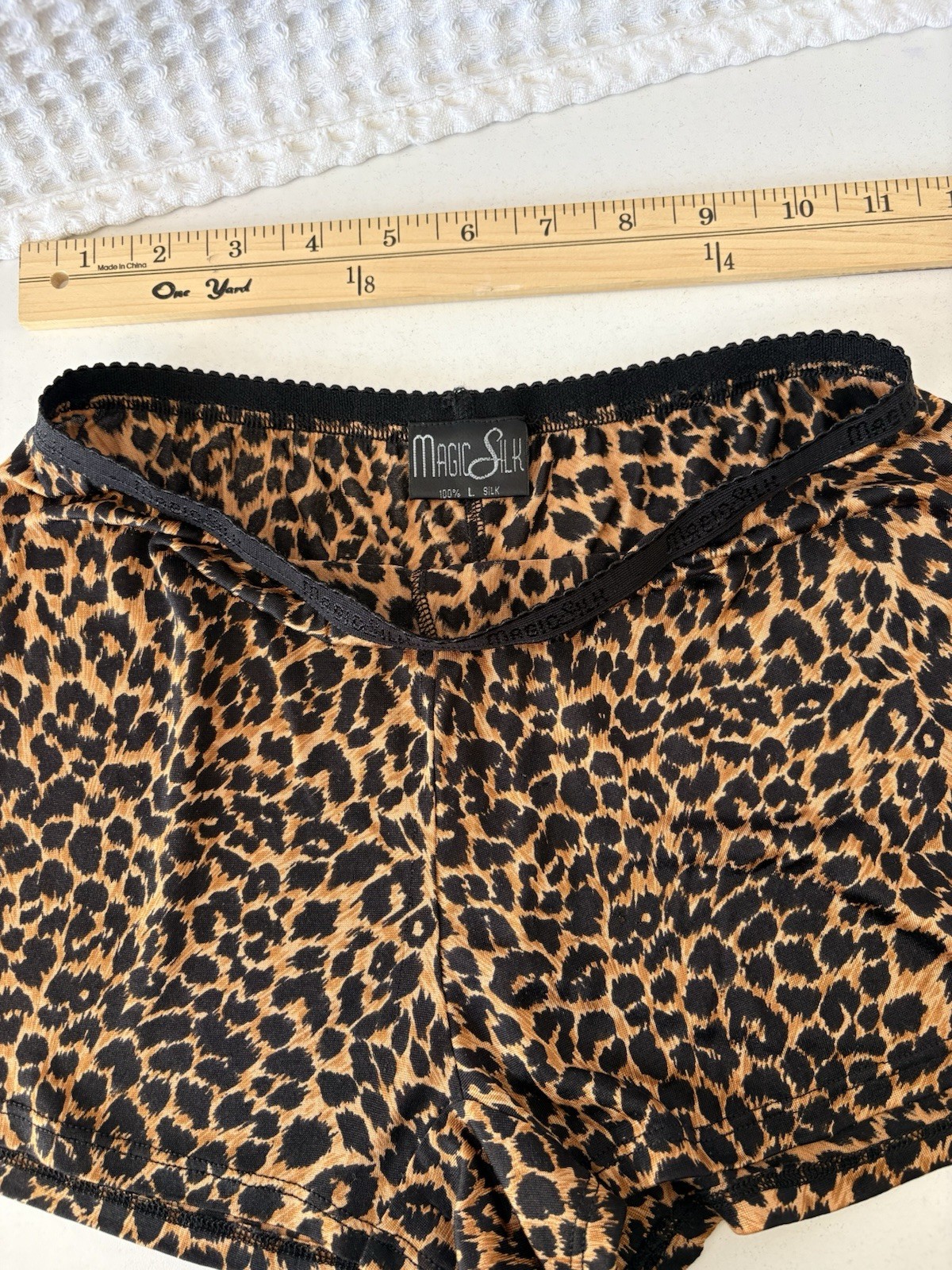 Magic Silk Vintage Animal Print Cami Sleep Set Loungewear Y2K Lingerie 90s