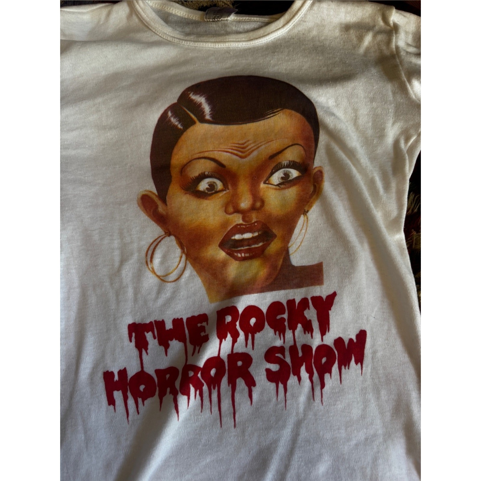 70s Vintage Rocky Horror Stage Production T Size SM
