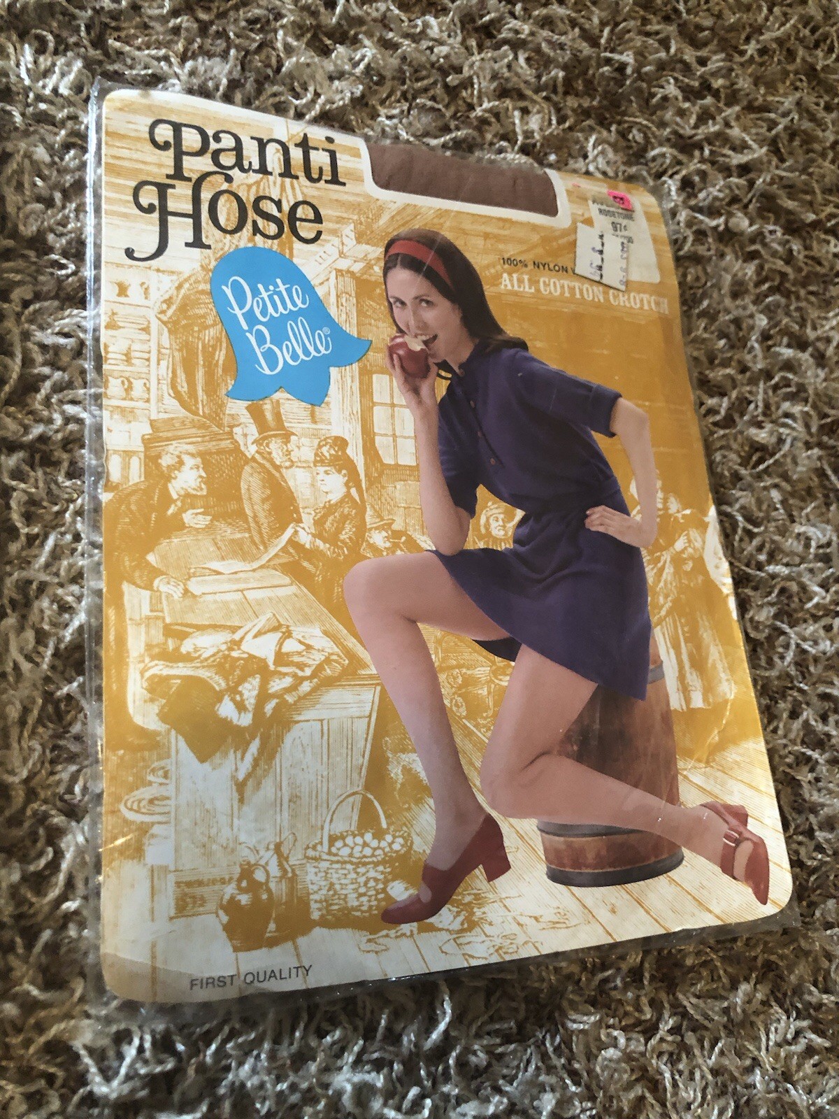 Vintage Woolworth 1970’s Petite Belle Stretch! Panty Hose lot OS Rosetone/Tan