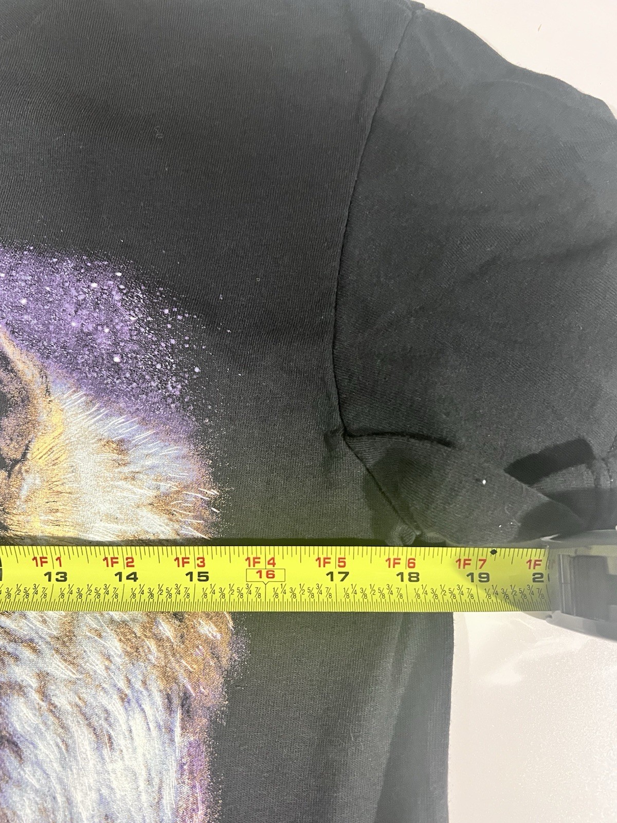 Vintage Alaskan Wolf Moon T Shirt Short Sleeve Delta Pro Weight Y2K Size M Black