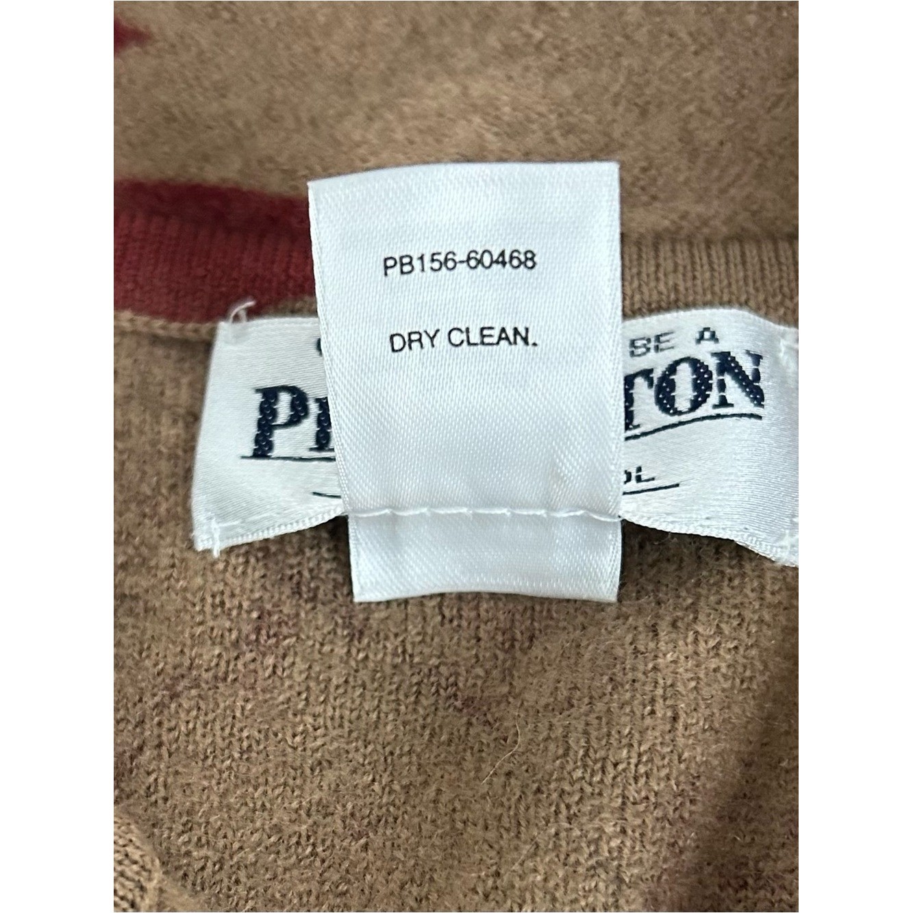 Vintage Pendleton 100% merino wool cardigan women petite M leaf print sweater