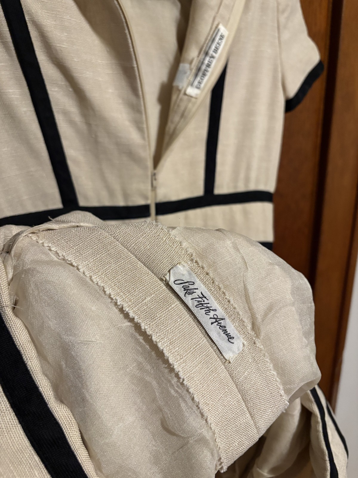 RARE Vintage 60s Geoffrey Beene Wool Mod Cocktail Dress Saks Fifth Ave