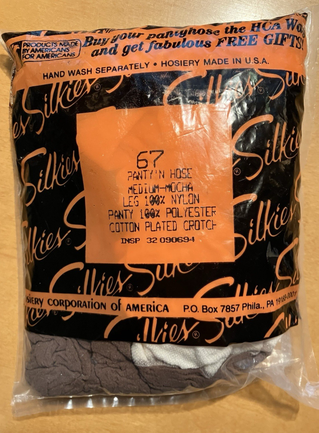 Vintage Silkies Panty’N Hose SZ MEDIUM color: Mocha 67 new in unopened package