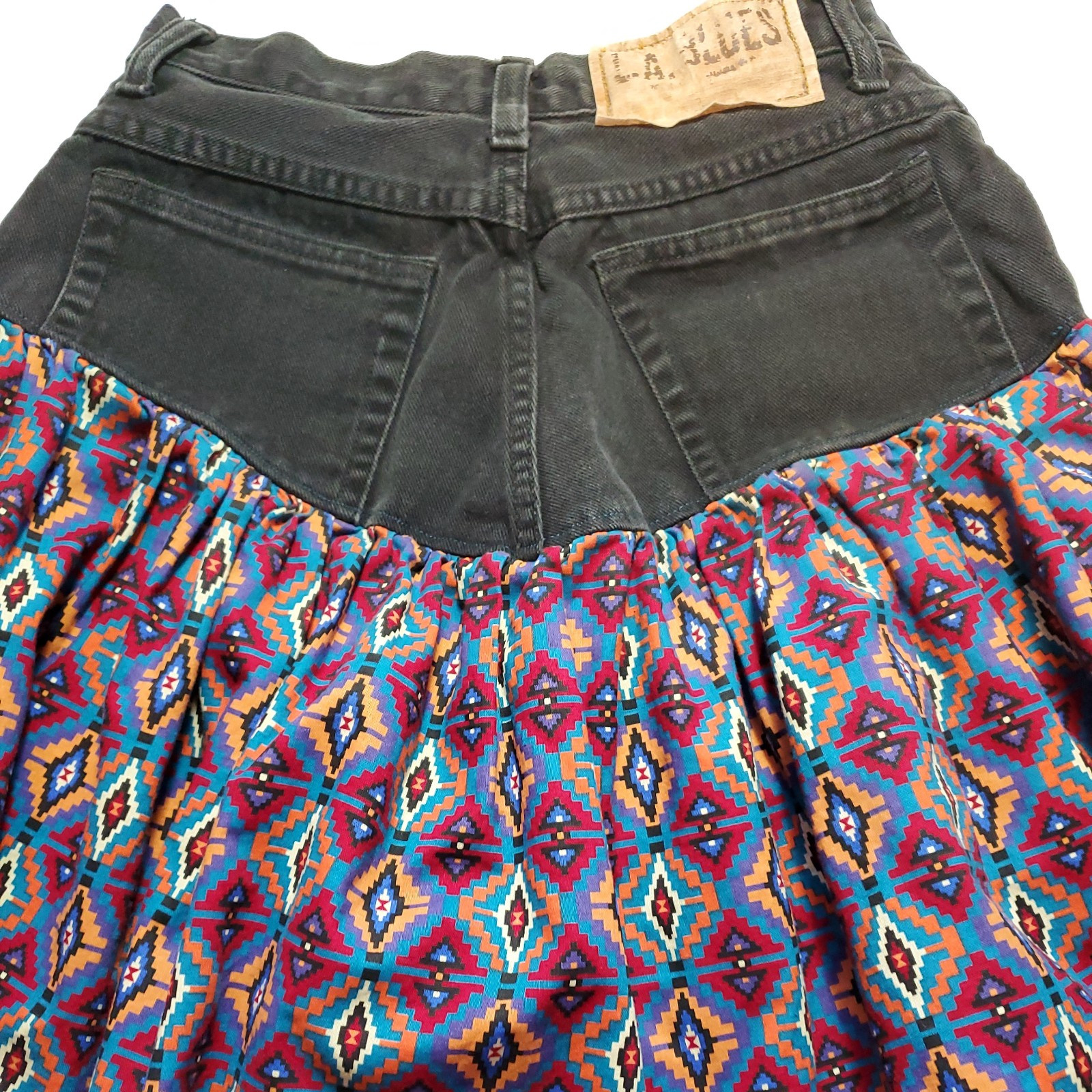 Vintage LA Blues Classic Denim Skirt Sz 10 Average 100% Cotton