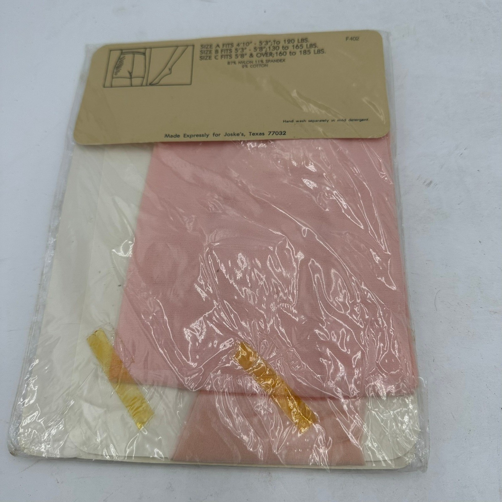 Vintage Joskes Pantyhose Set of Pink Red Size A Dead Stock Hosiery Coquette