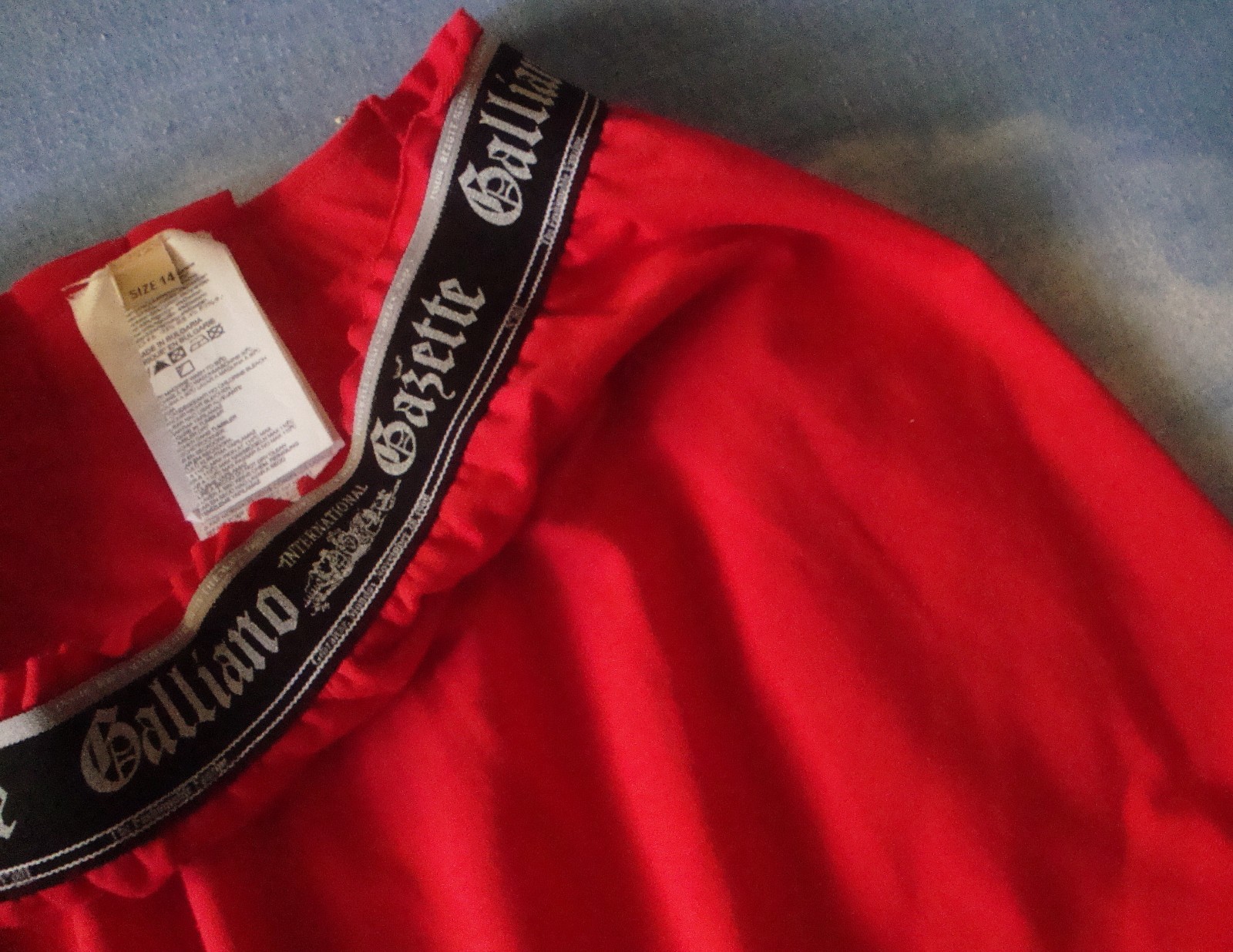 Vintage JOHN GALLIANO SKIRT skirt size 14 approx S NEW!