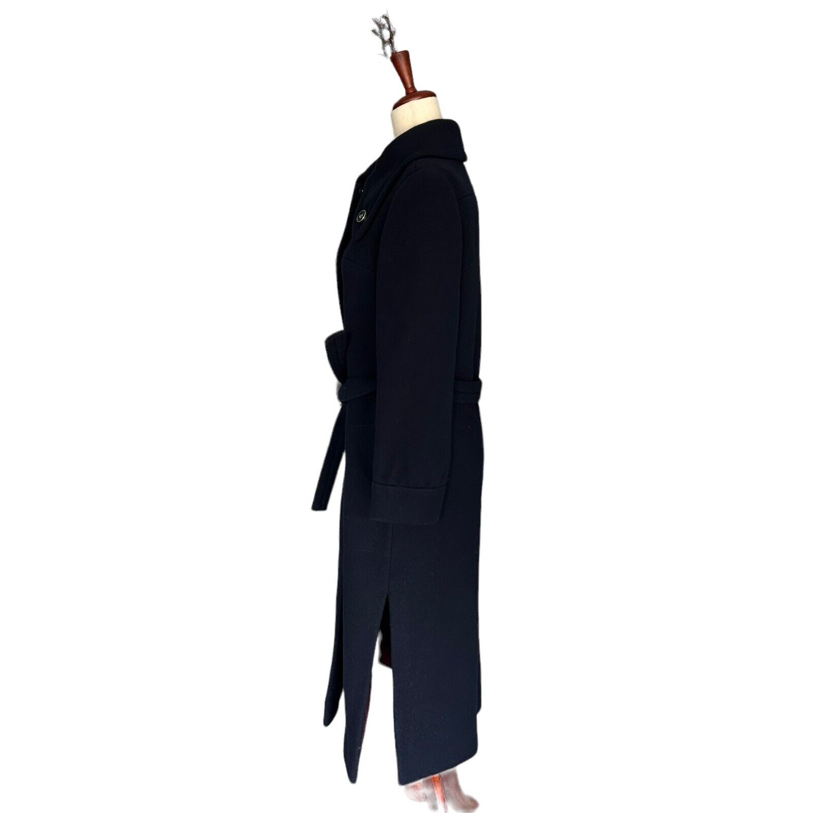 Jacques Tiffeau Peacoat Small Women’s Vintage VTG Navy Blue Wool 1960s Trench