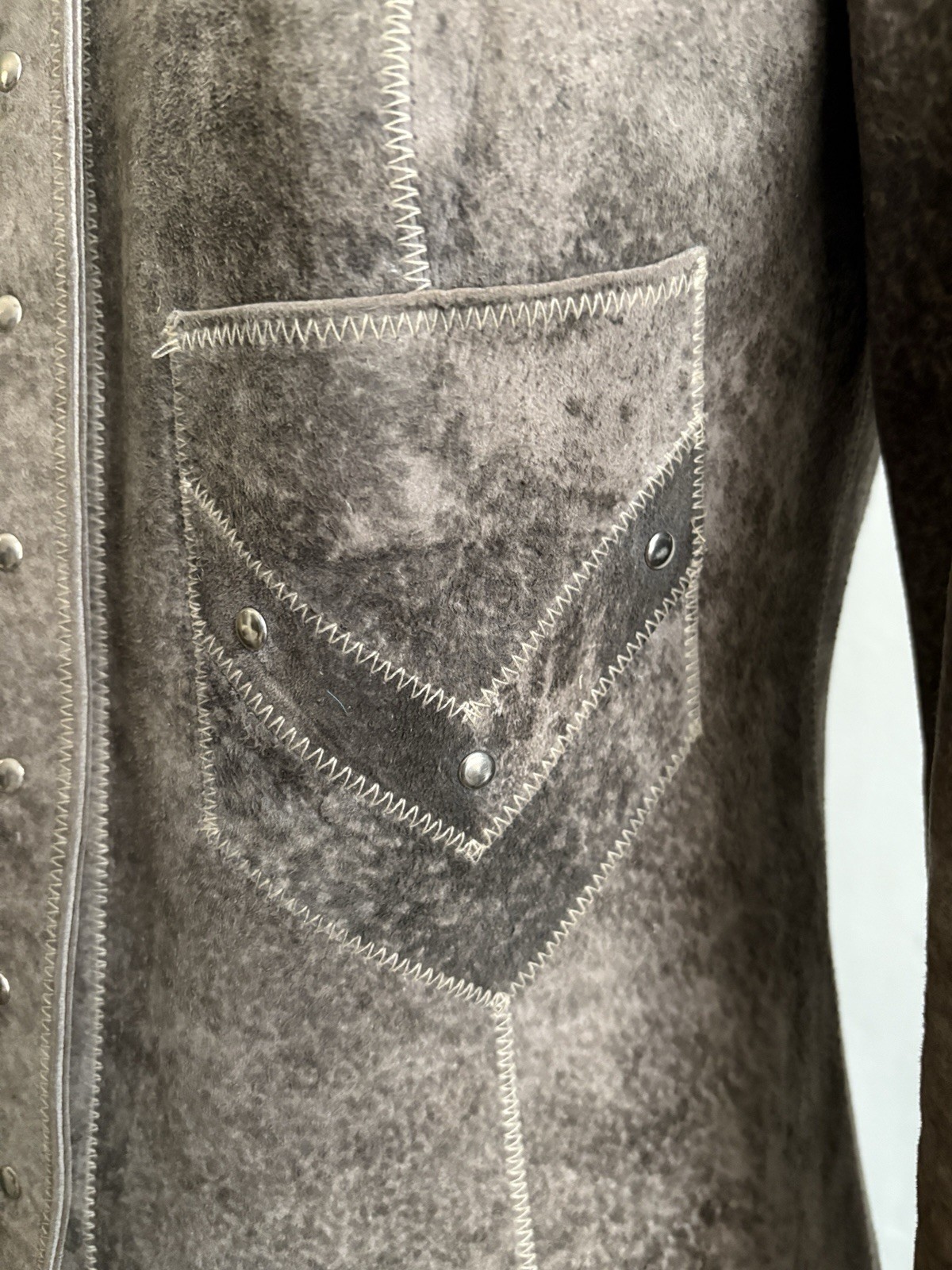 Vtg Late 60’s CORDOBA British Rock Brutalist Leather 2pc Outfit S