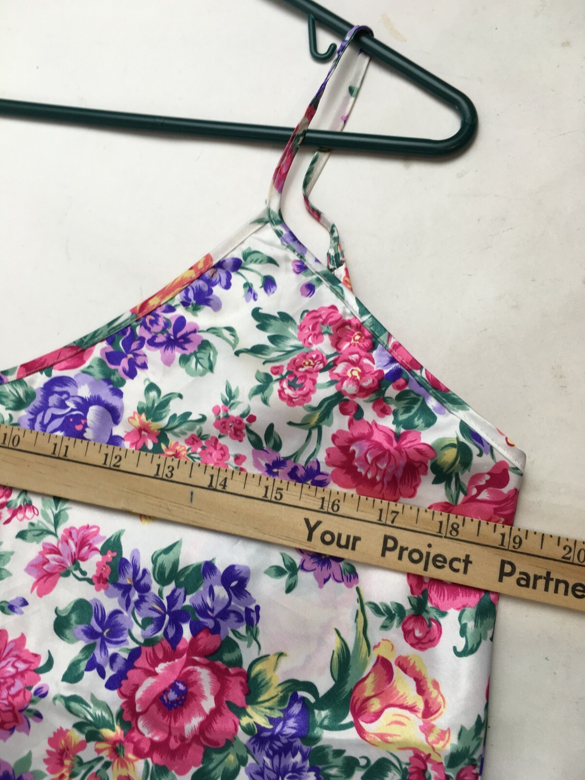 Honors Intimates Shirt Women’s Size M? Floral Sleeveless Spaghetti Babydoll Tank