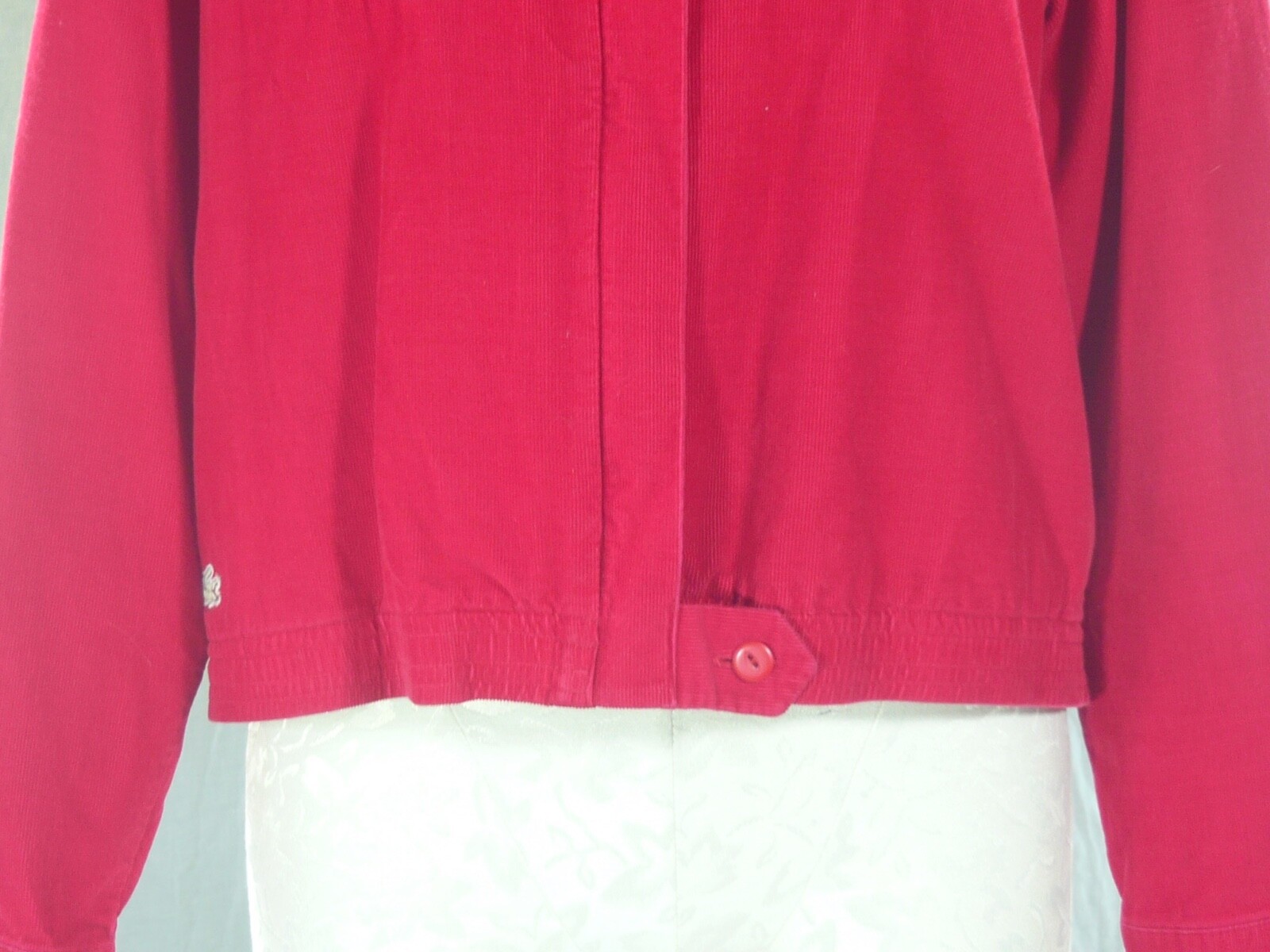 IZOD LACOSTE vintage 60s RED CORDUROY JACKET hipster prep made in Japan L